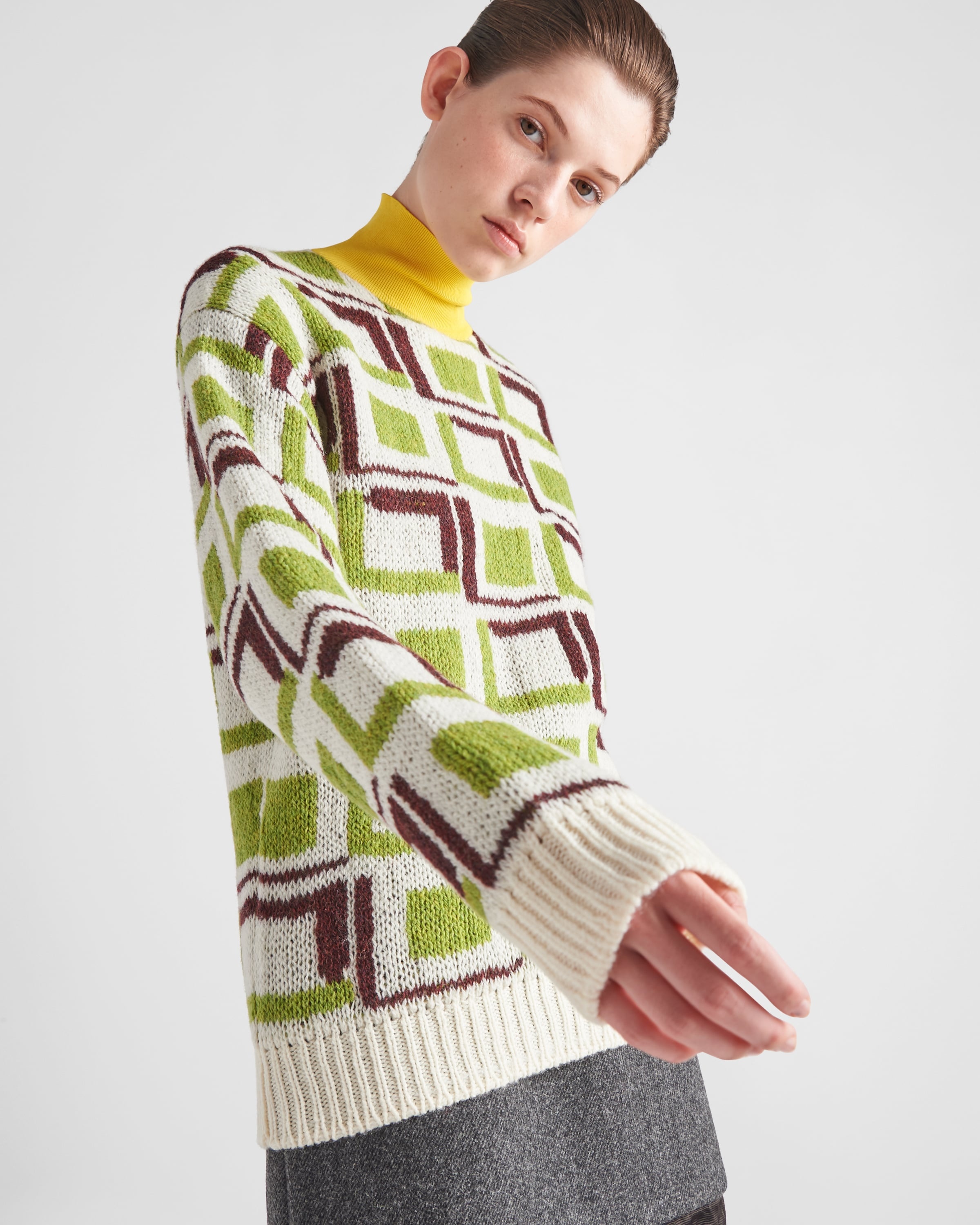 Cashmere and wool turtleneck sweater - 3