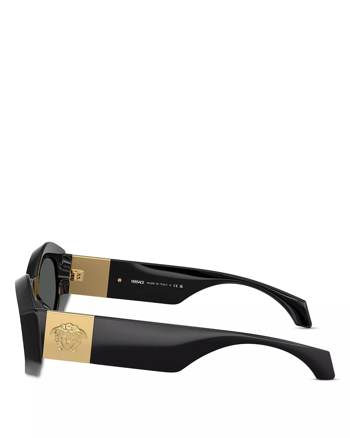 Medusa Plaque Oval Sunglasses, 54mm - 4
