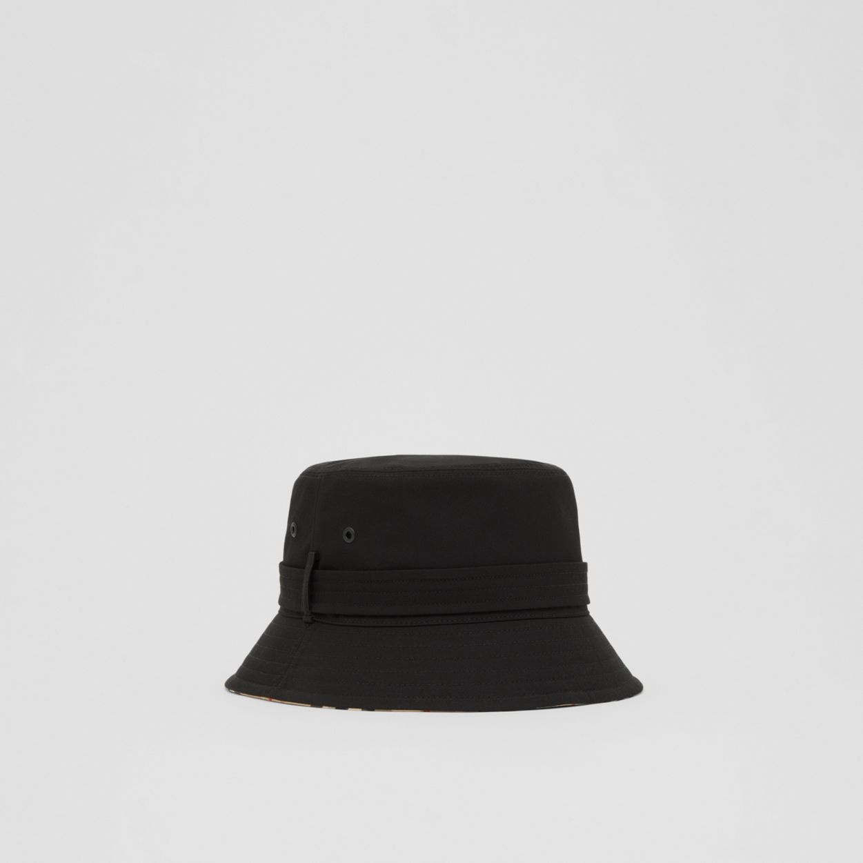 Cotton Gabardine Belted Bucket Hat - 3