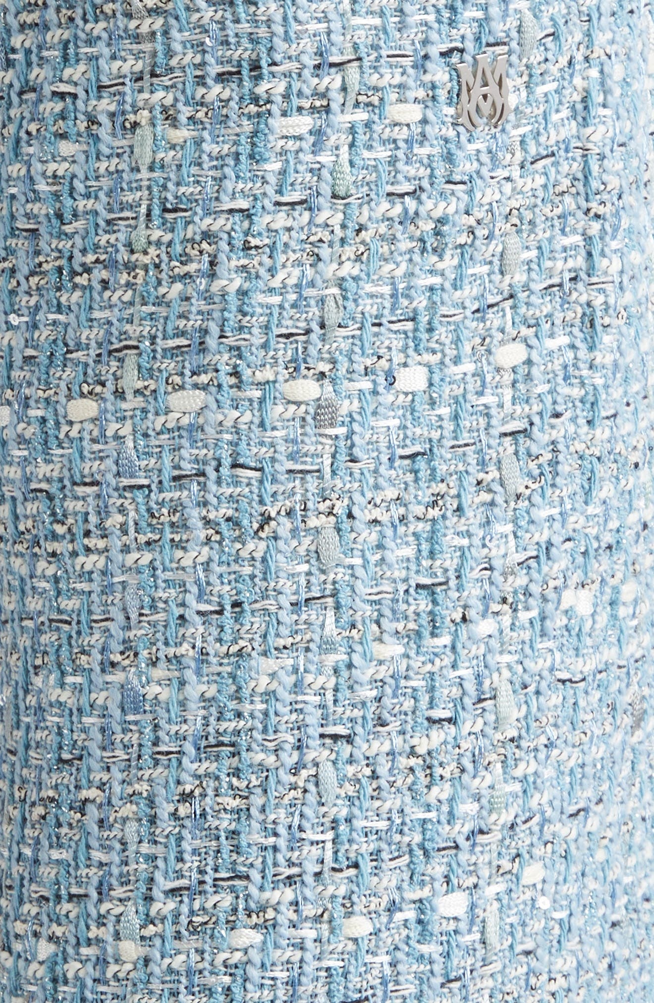 AMIRI Bouclé Bermuda Shorts in Ashley Blue at Nordstrom - 7