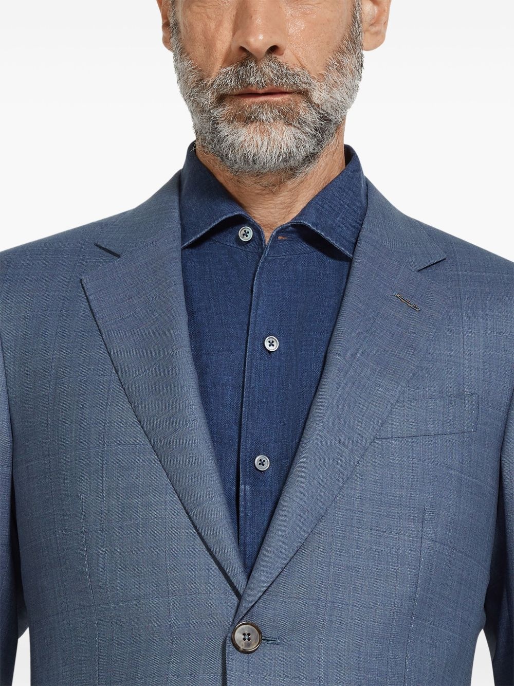 wool single-breasted suit - 5