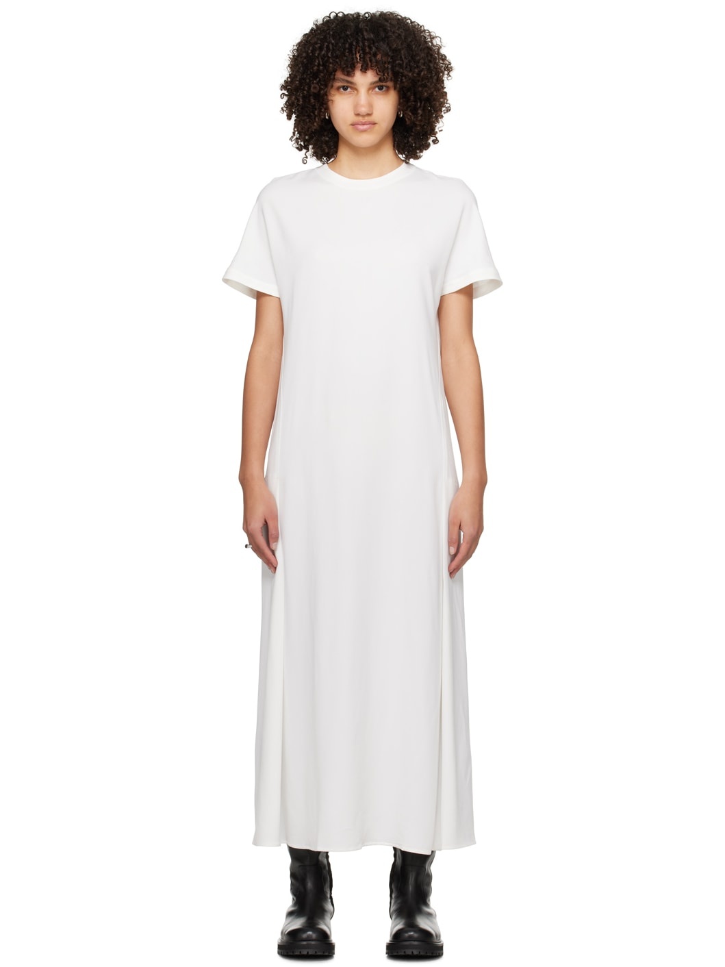 Off-White Zip Maxi Dress - 1