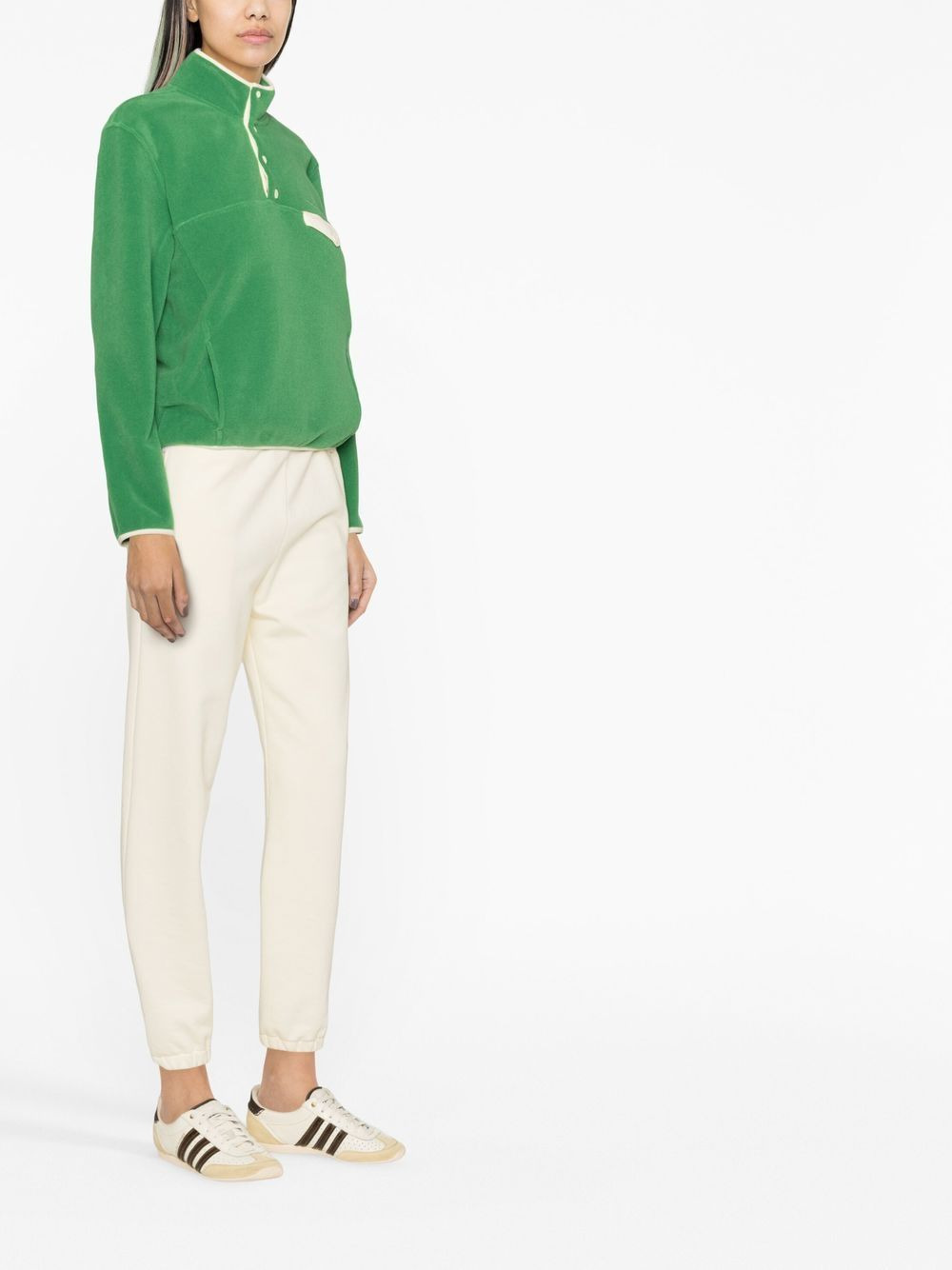 funnel neck long-sleeved jumper - 4