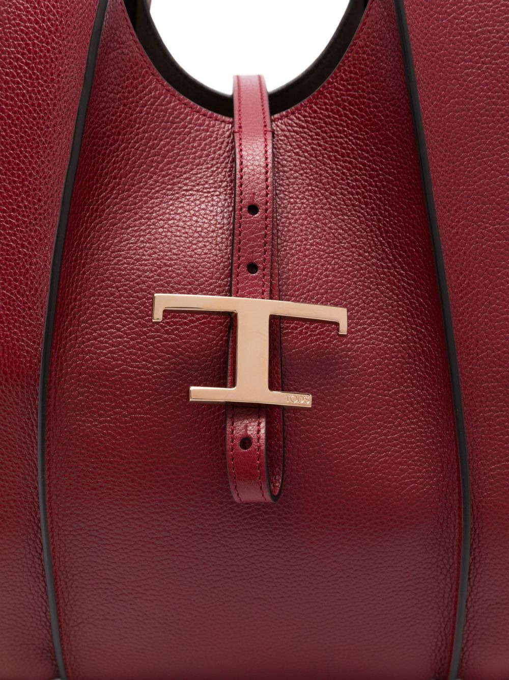 Timeless T-bar clasp leather tote bag - 4
