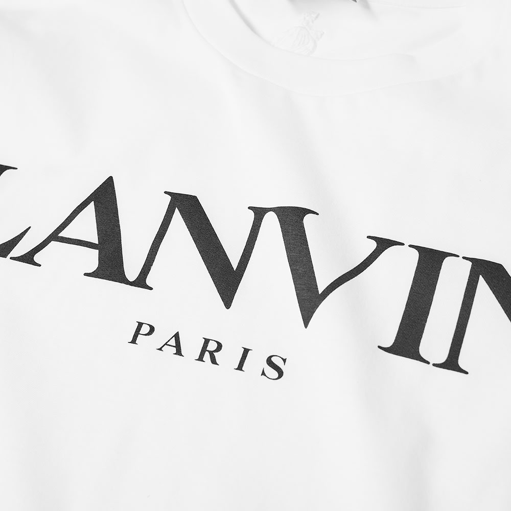 Lanvin Long Sleeve Logo Printed Tee - 2