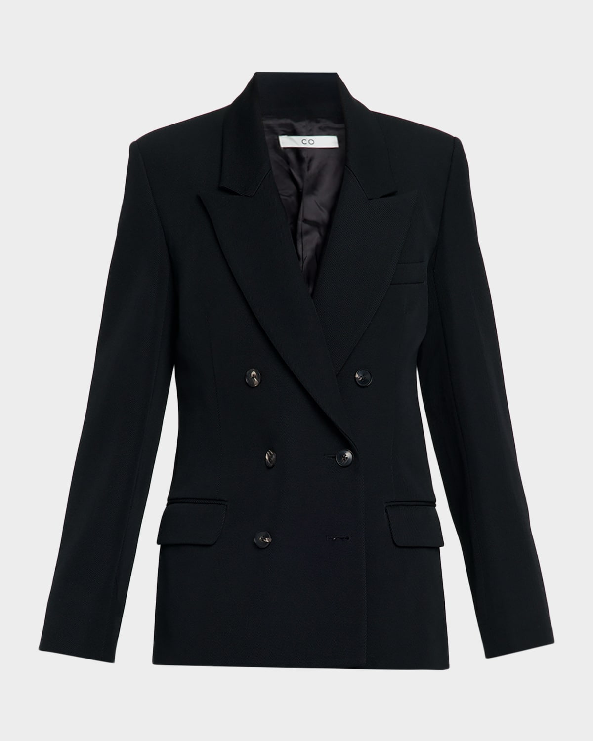 Double-Breasted Tuxedo Jacket - 1