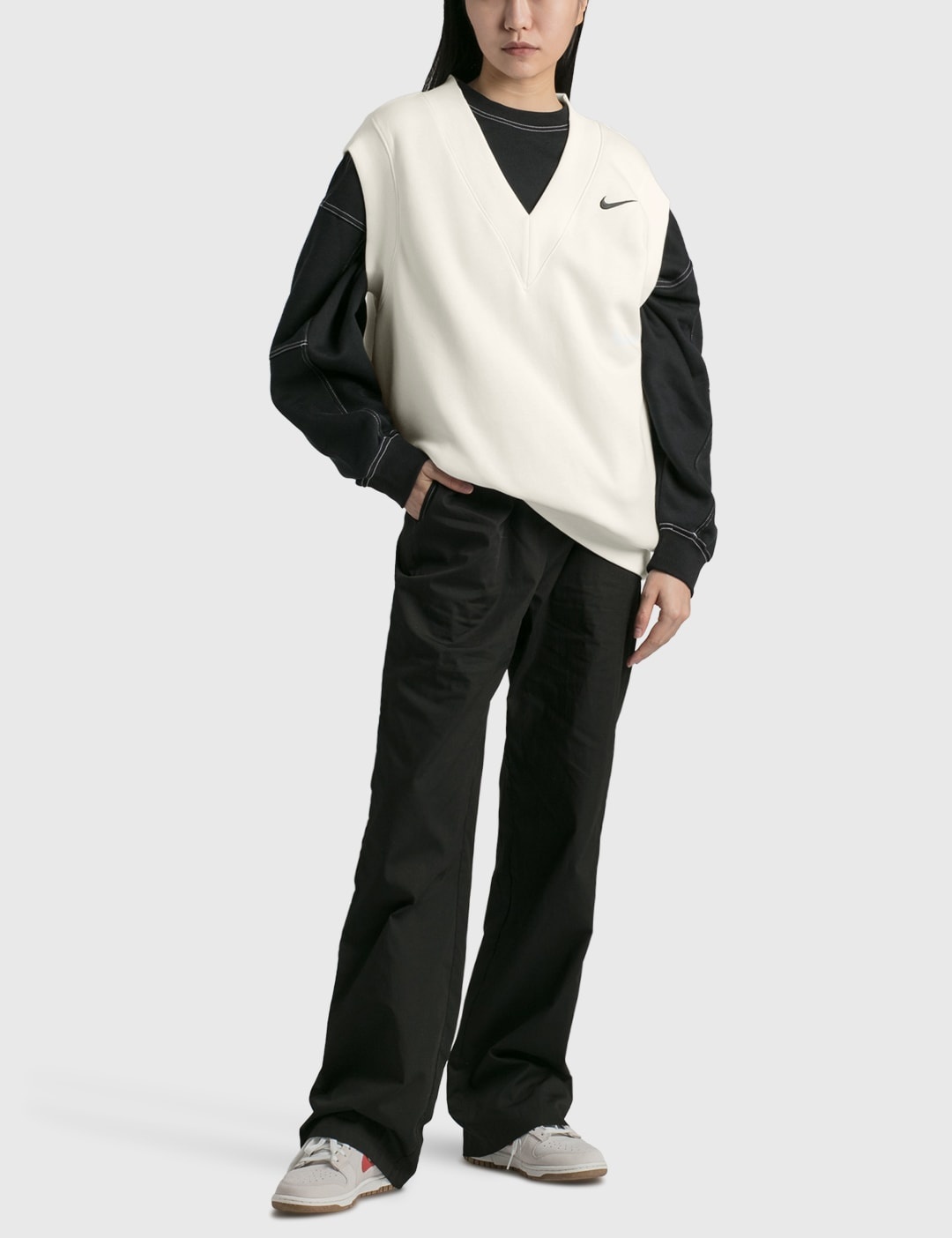 NIKE SPORTSWEAR PHOENIX FLEECE OVERSIZED VEST - 4