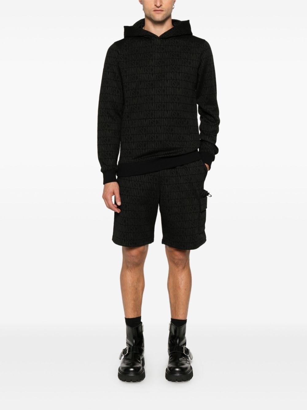 logo-print shorts - 2