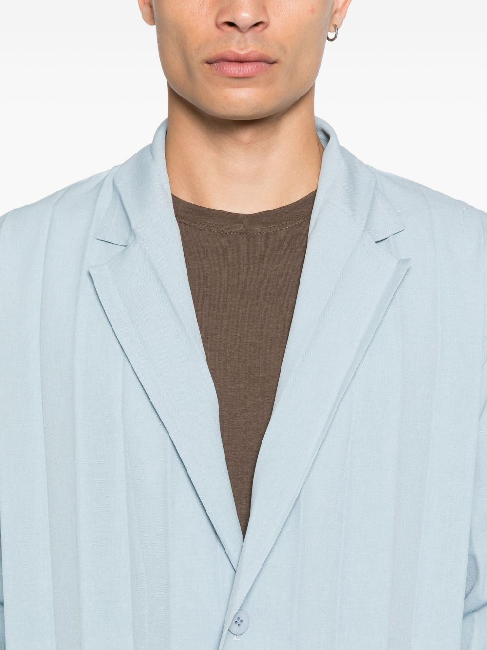 pleated blazer - 5