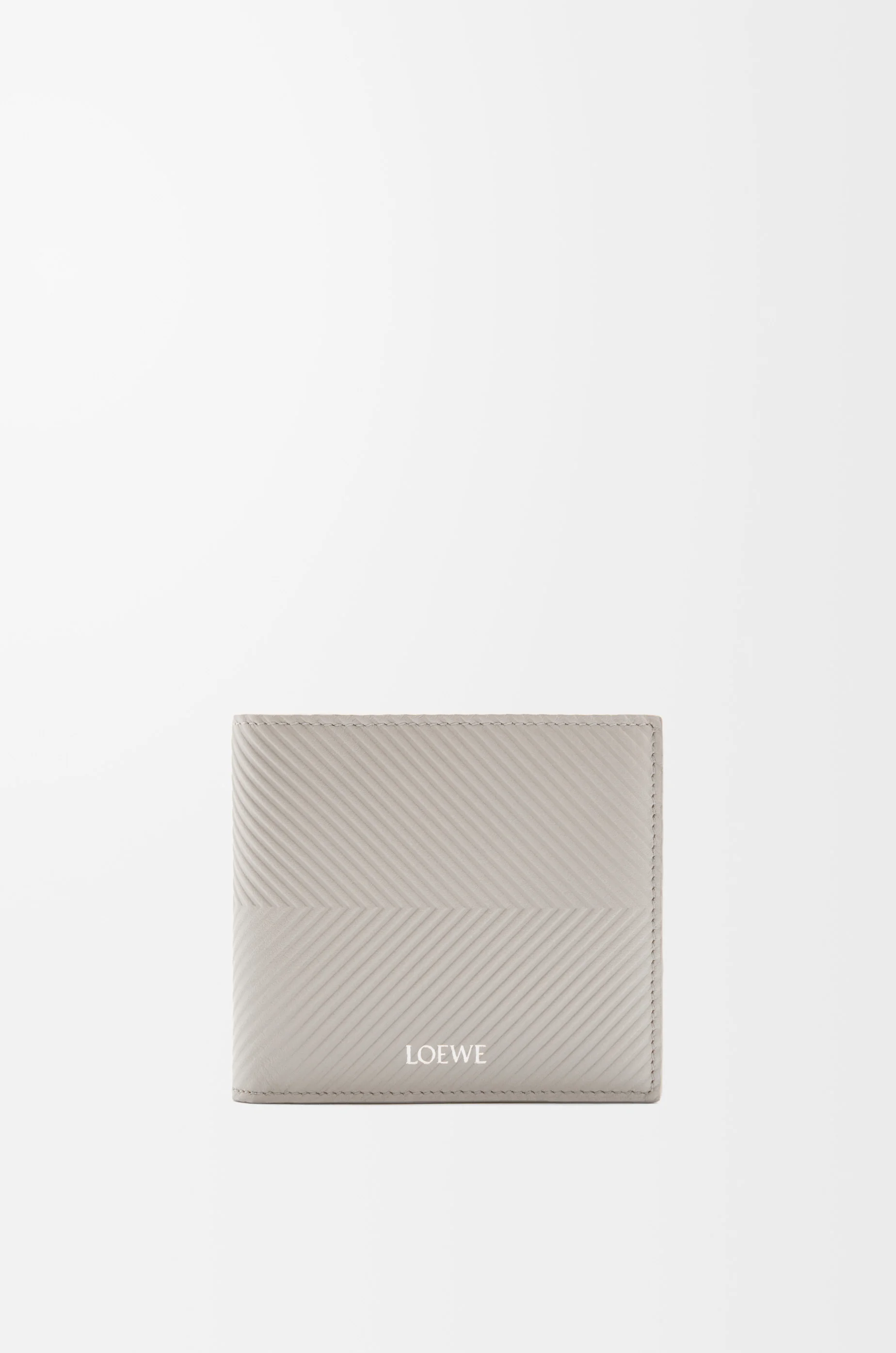 Bifold coin wallet in textured classic calfskin - 1