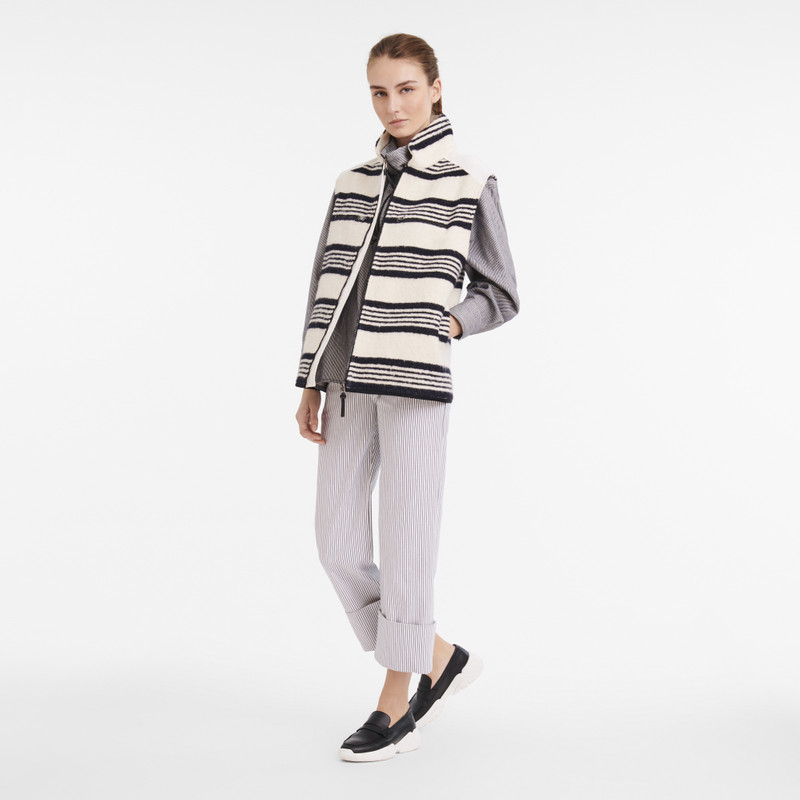 Fall-Winter 2023 Collection Sleeveless cardigan Navy - OTHER 3