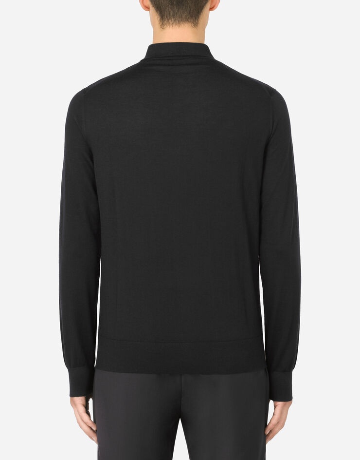 Cashmere polo-style sweater - 2