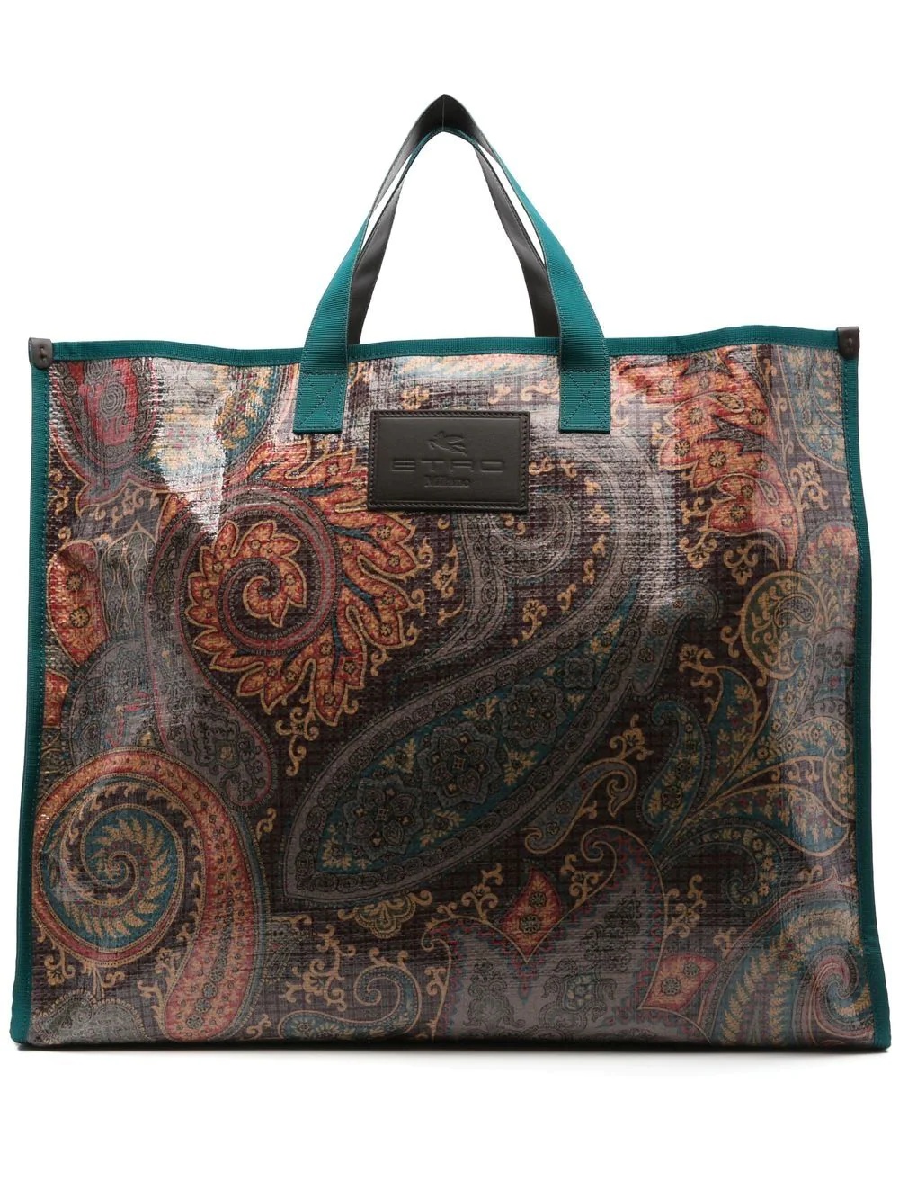 paisley-print tote bag - 1