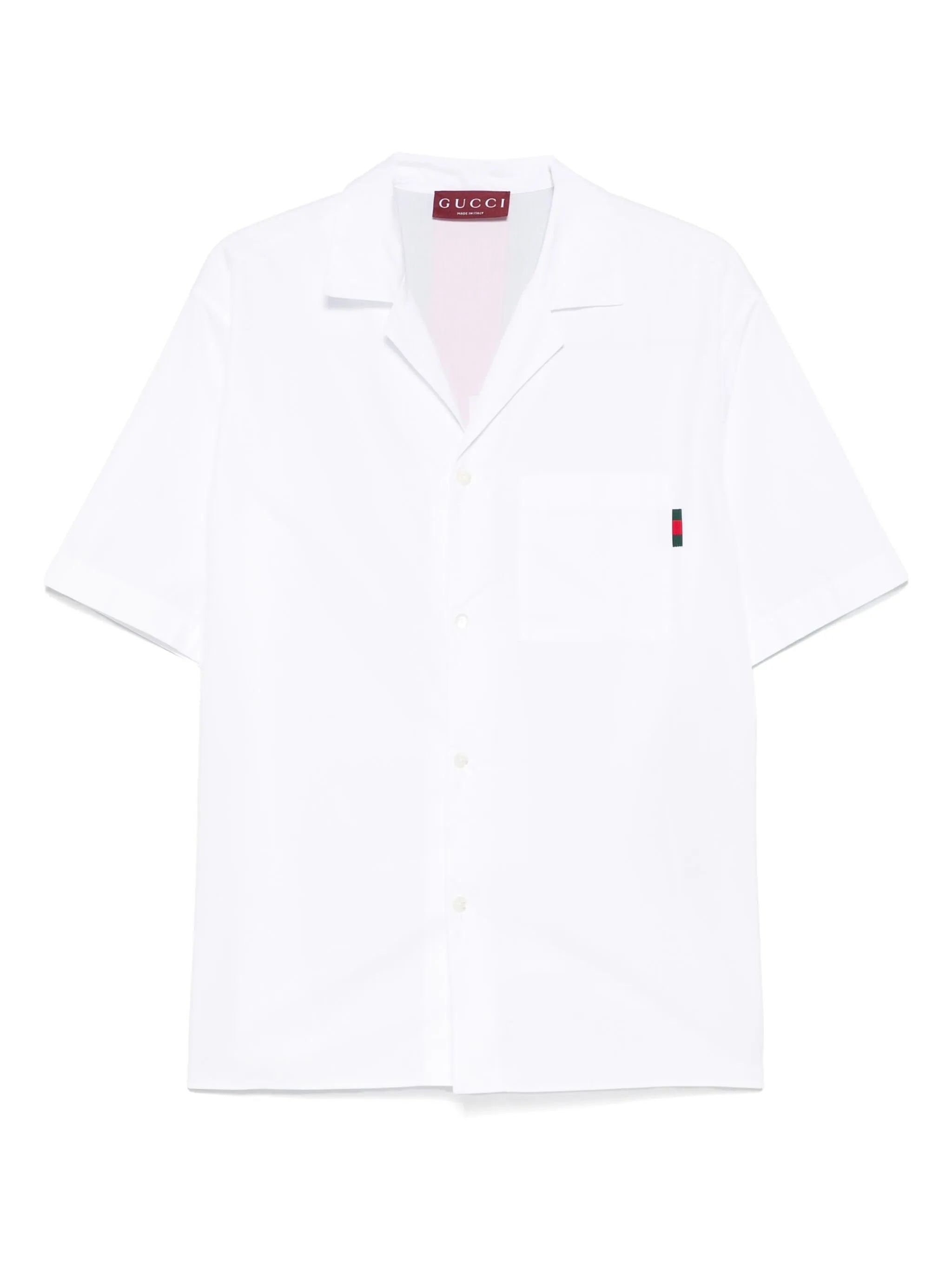 White Popeline Shirt - 1