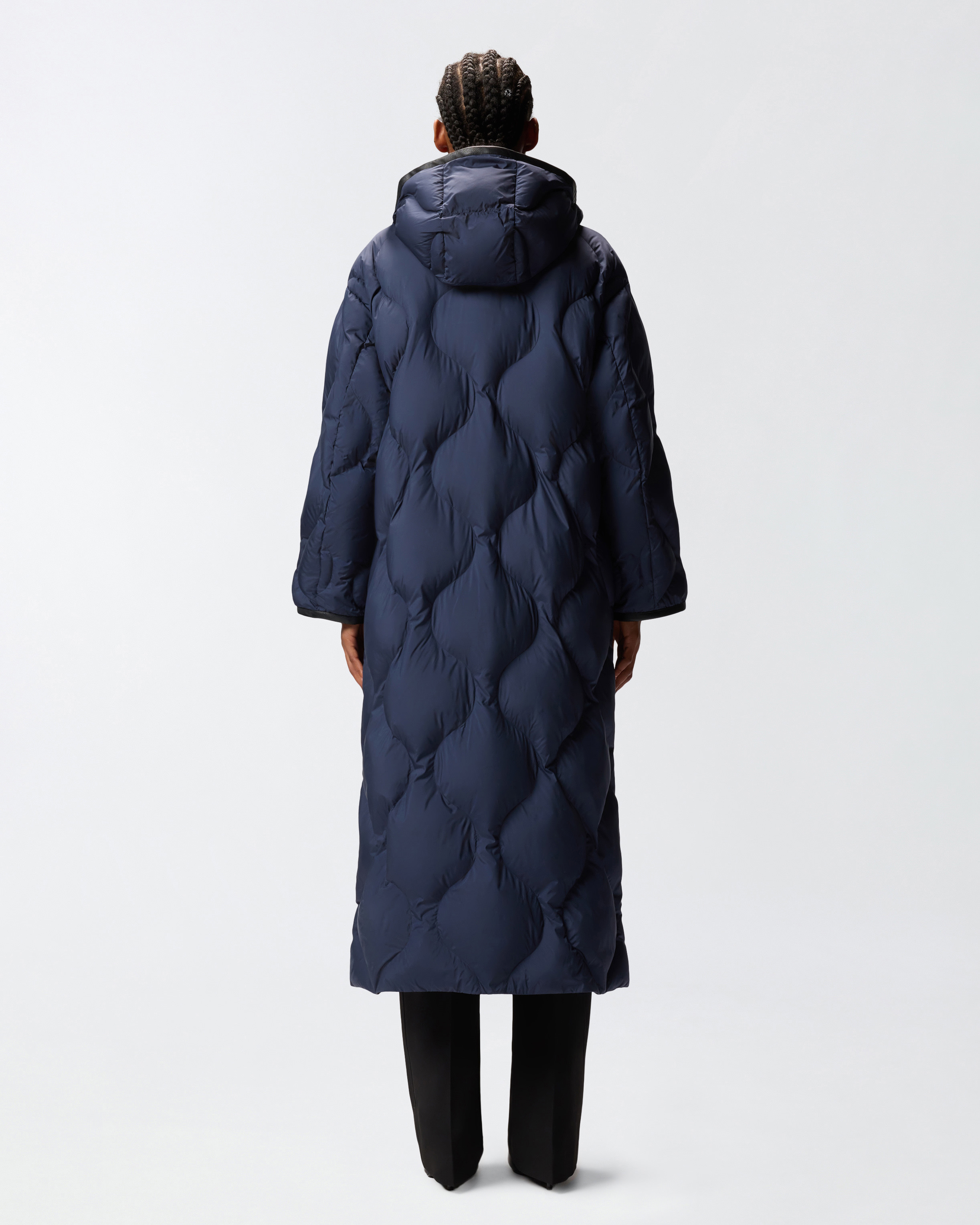LONG QUILTED COAT - 4