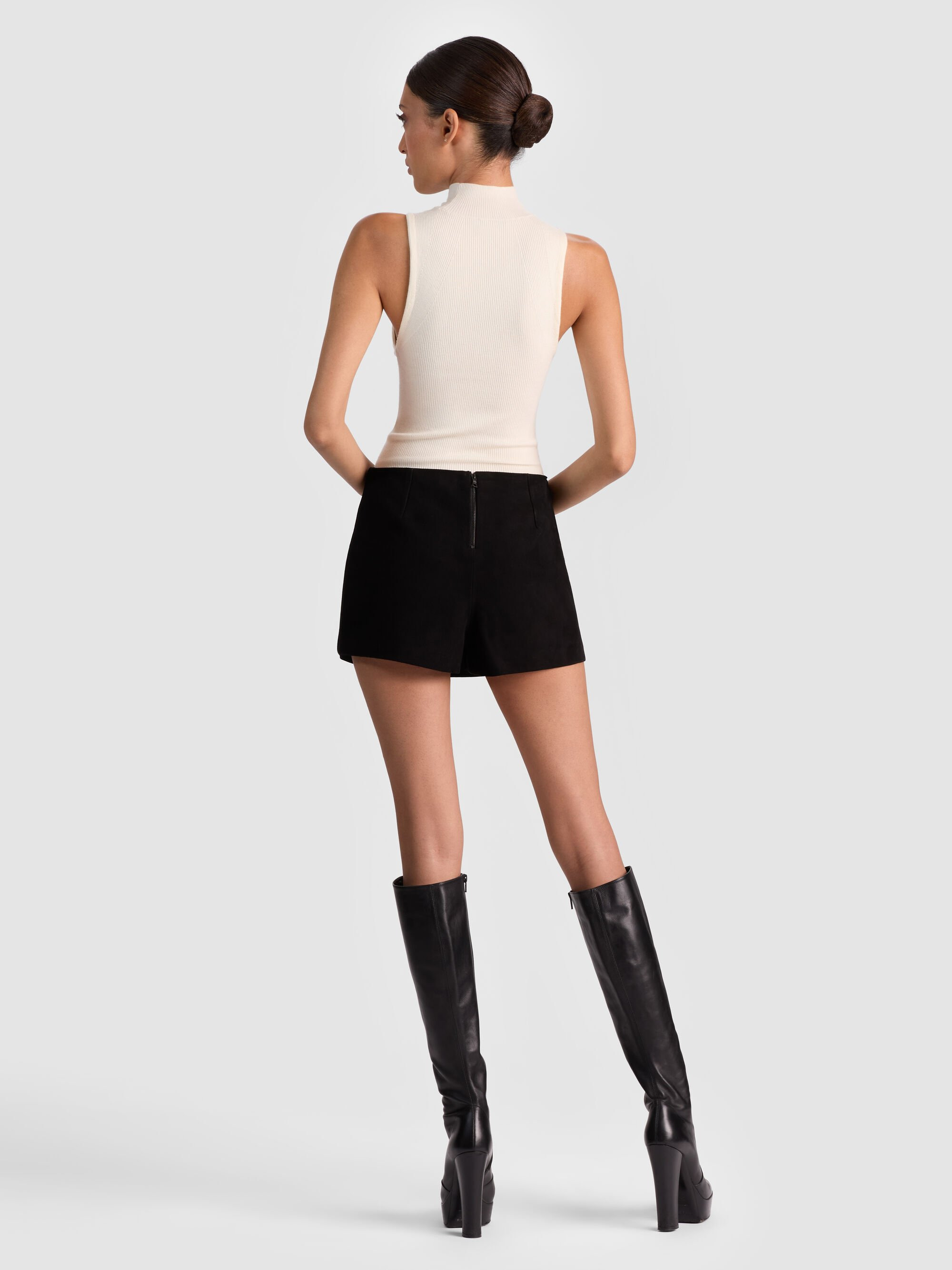 MACE SUEDE MINI SKORT - 4