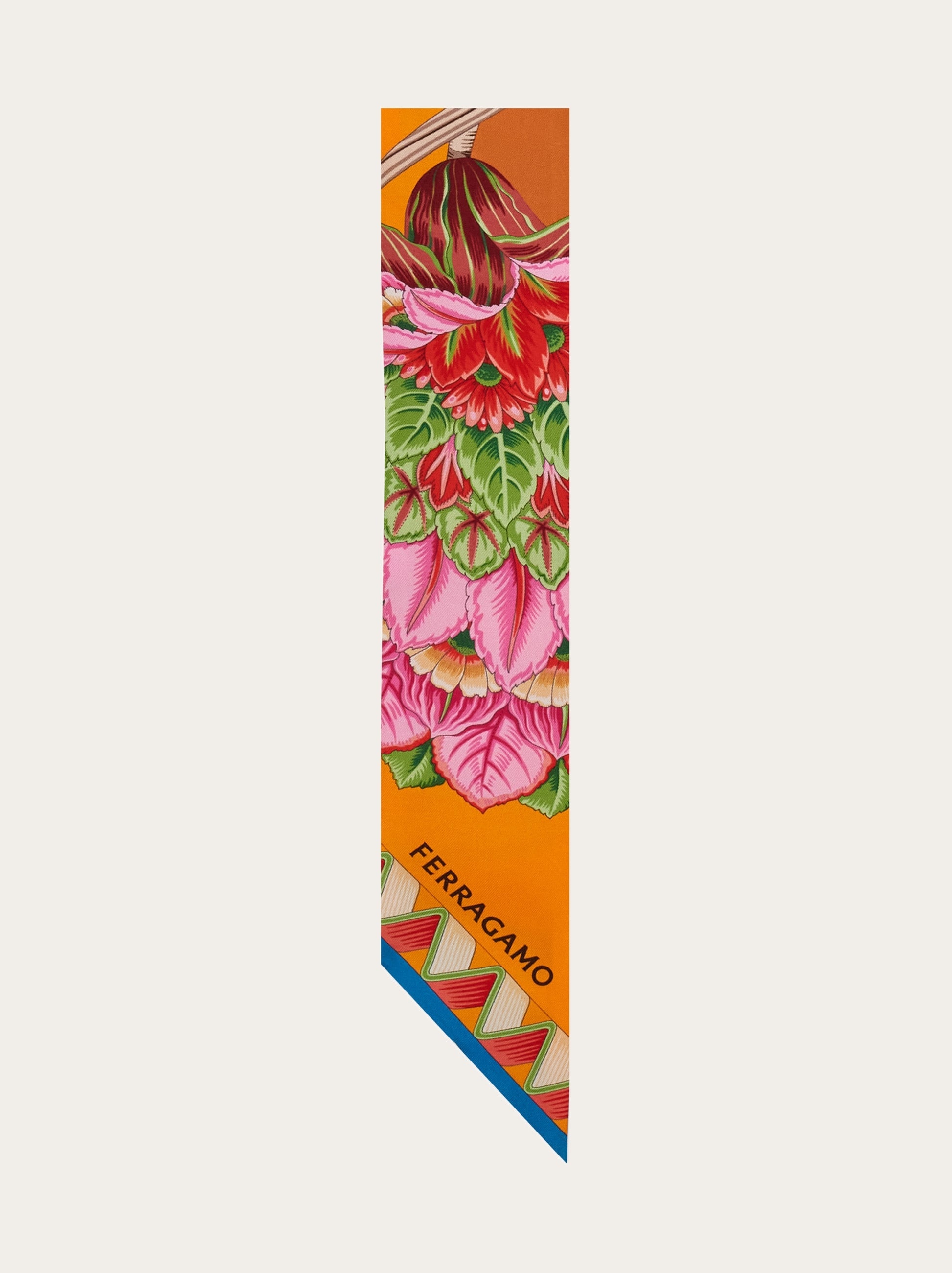 Giada print silk bandeau - 5