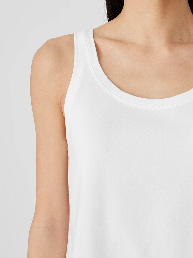 Traceable Cotton Jersey Scoop Neck Tank 4