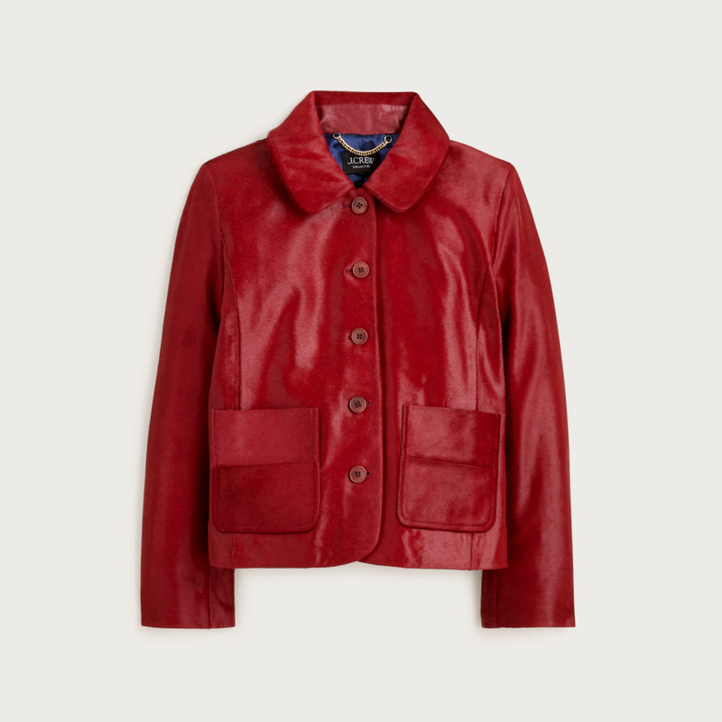 Collection lady jacket in pony hair 1