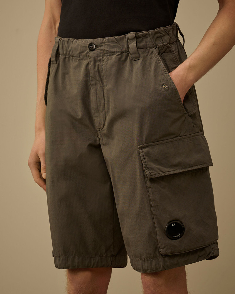 Cotton Rip-Stop Loose Lens Cargo Shorts 5