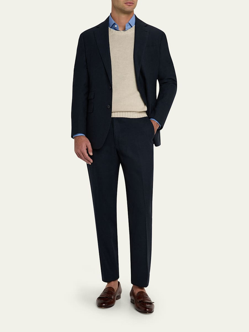 Ralph Lauren Men's Silk and Linen Knit Crewneck Sweater outlook