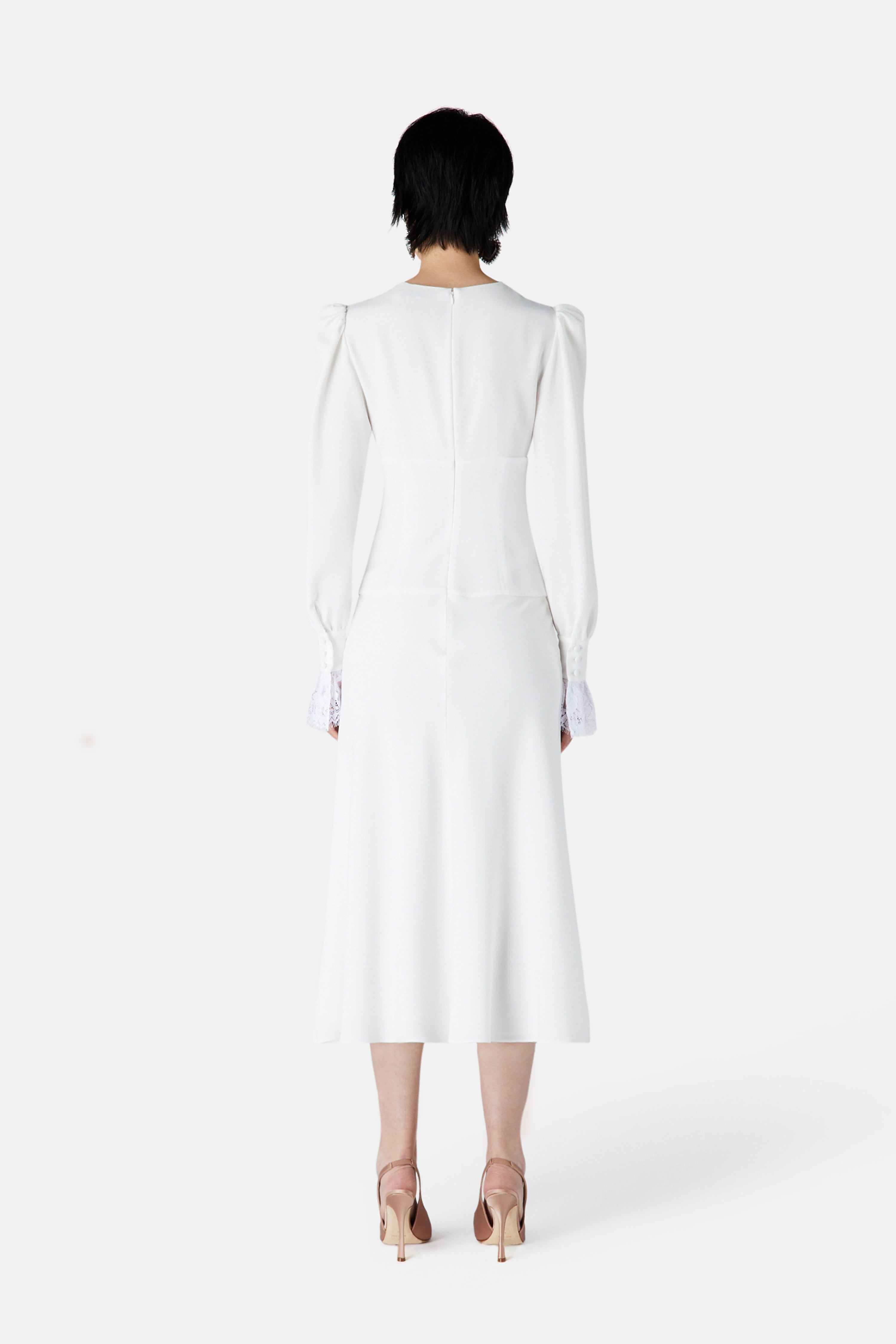 V-NECK DRESS - 4
