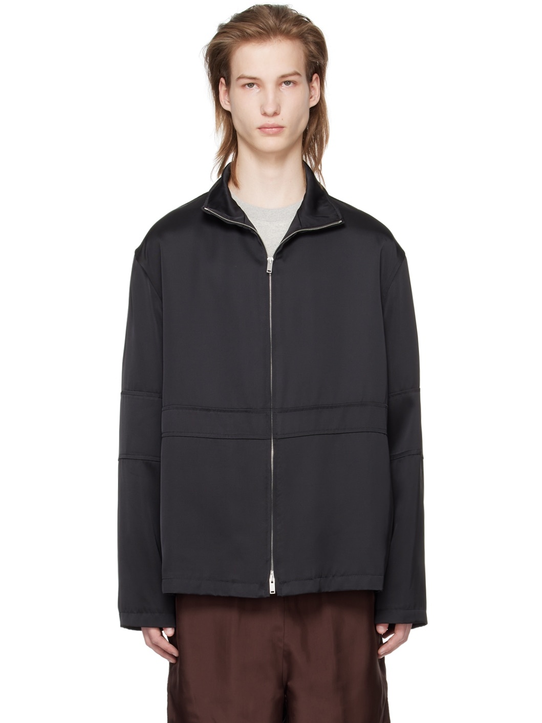 Black Zip Jacket - 1