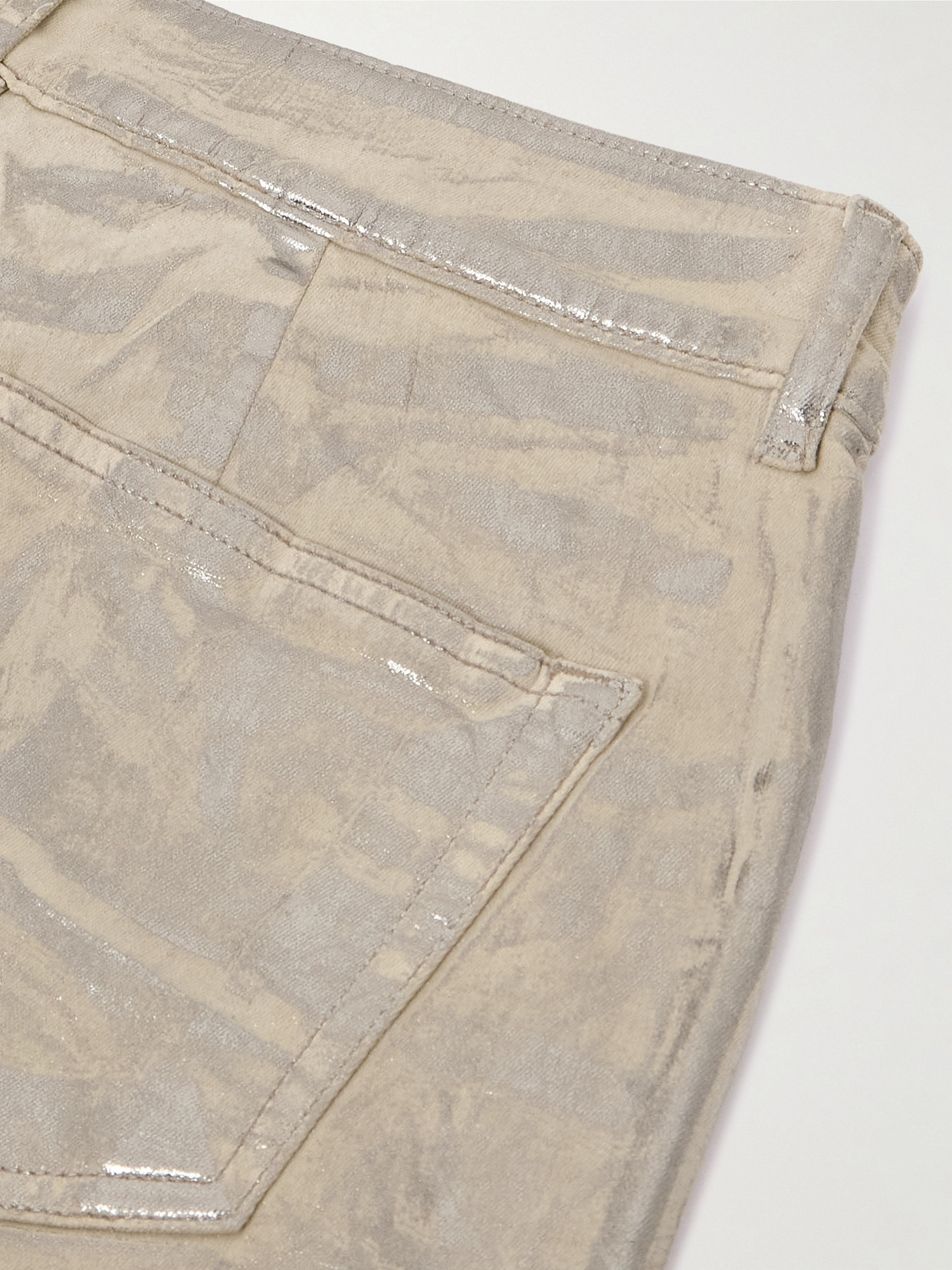 Geth Metallic Wide-leg Jeans - 5