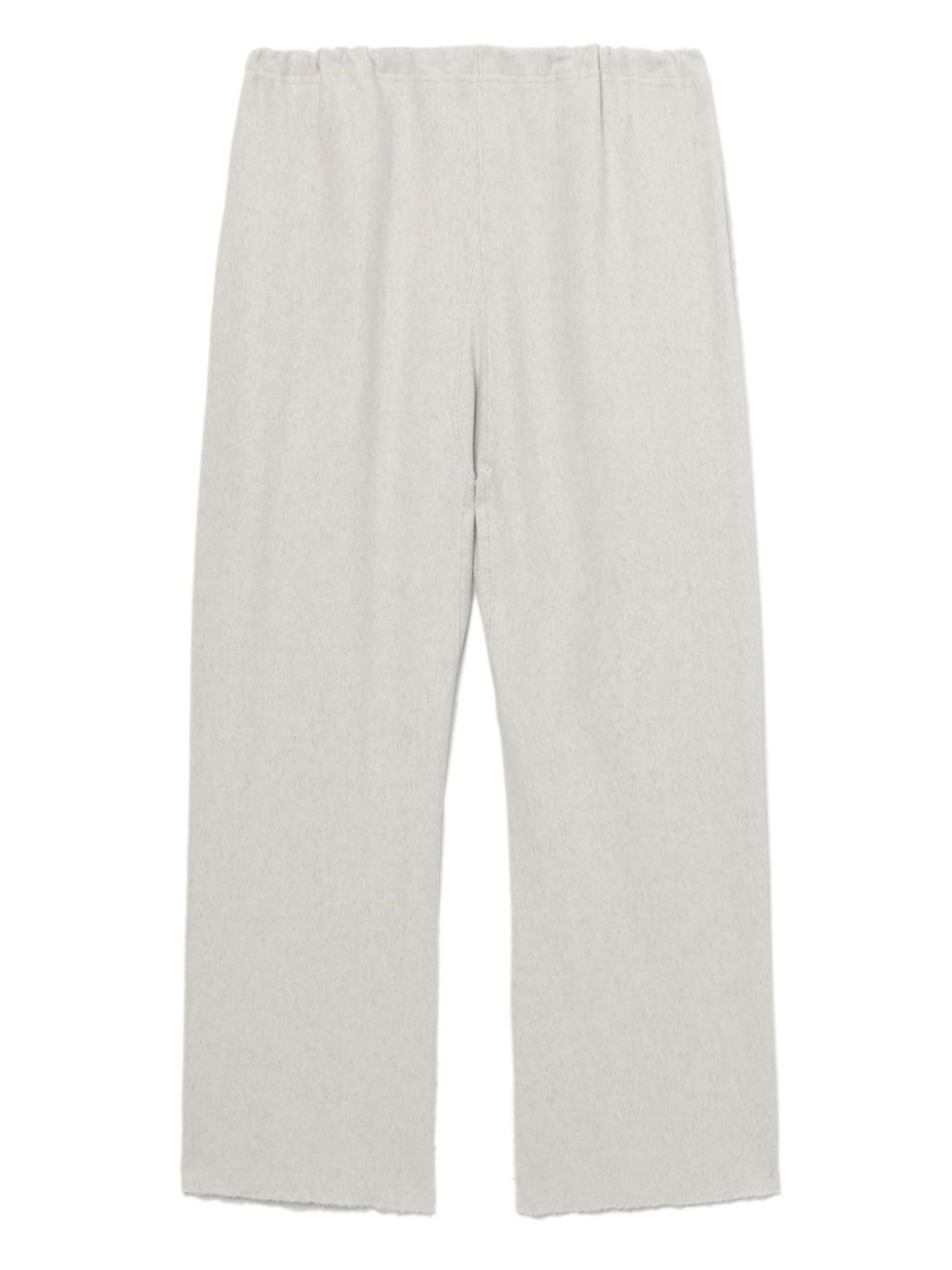 Grey Straight-Leg Cotton Track Pants - 6