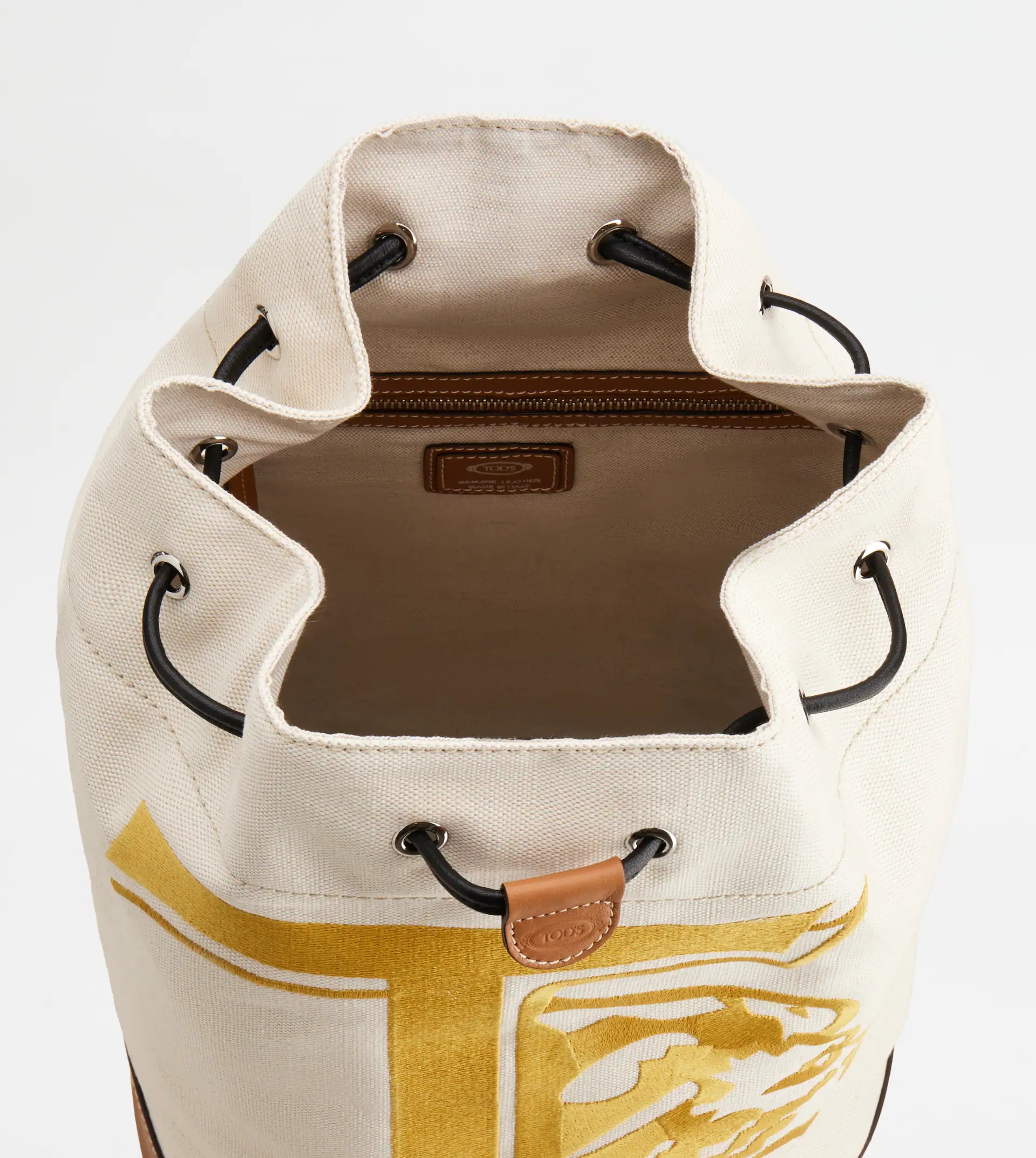 BAG IN CANVAS MEDIUM - BROWN, BEIGE - 6
