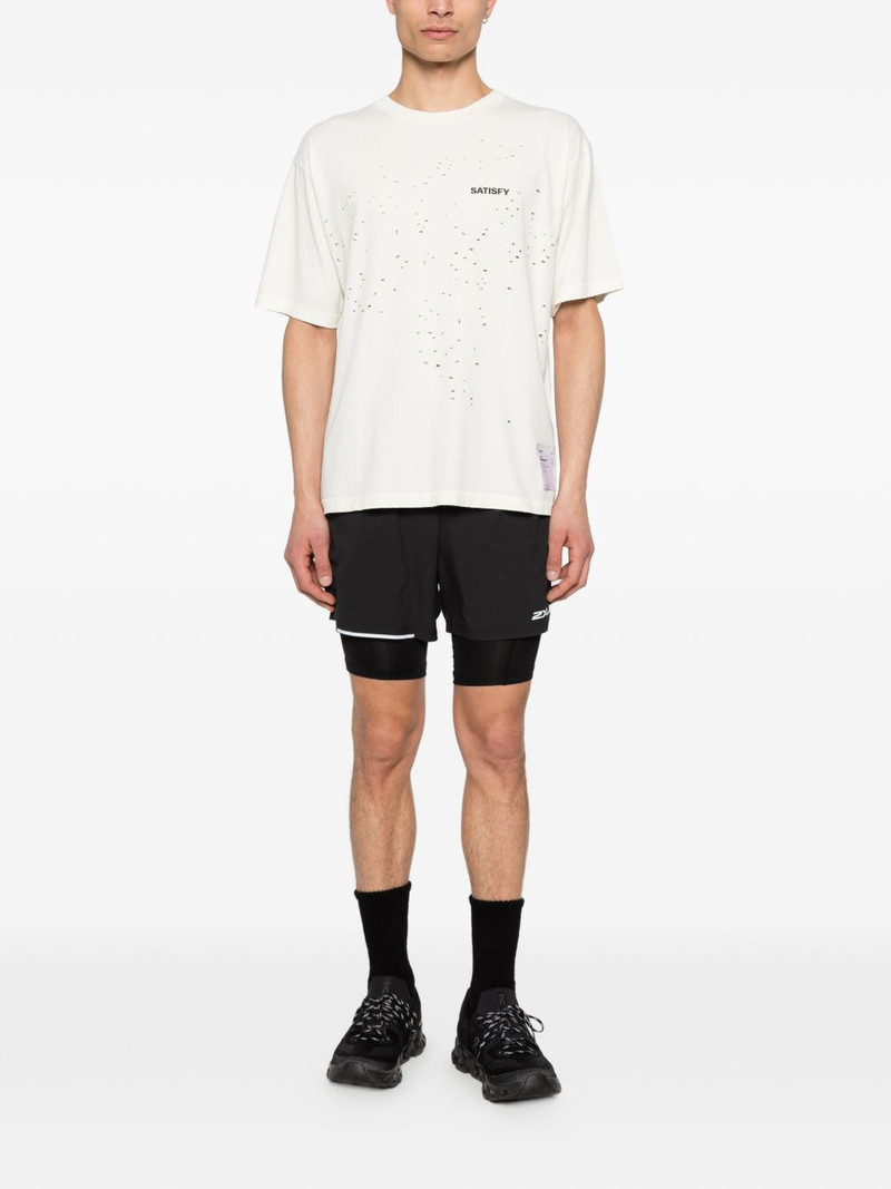 SATISFY crew-neck T-shirt outlook