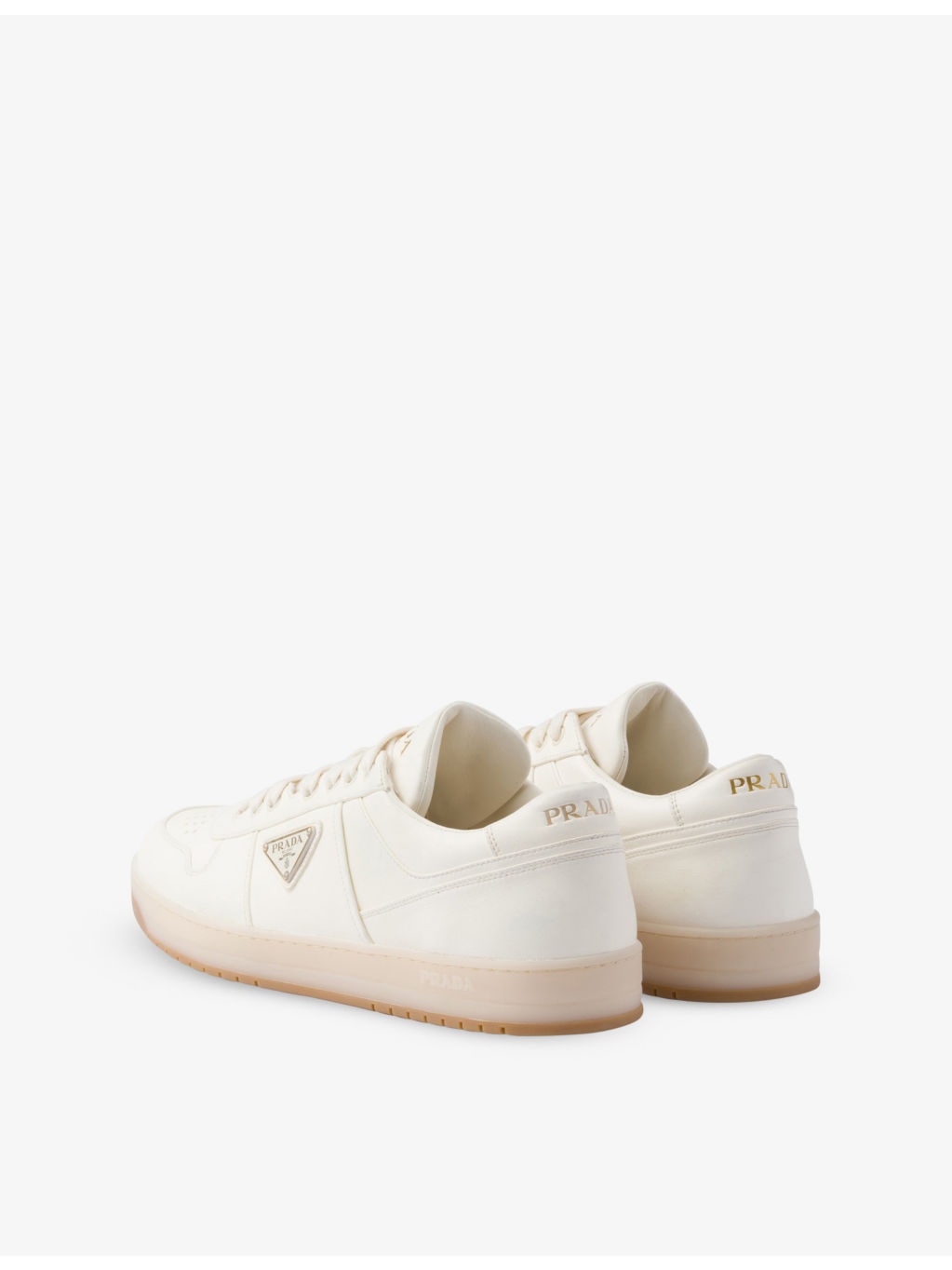 Downtown low-top leather trainers - 4