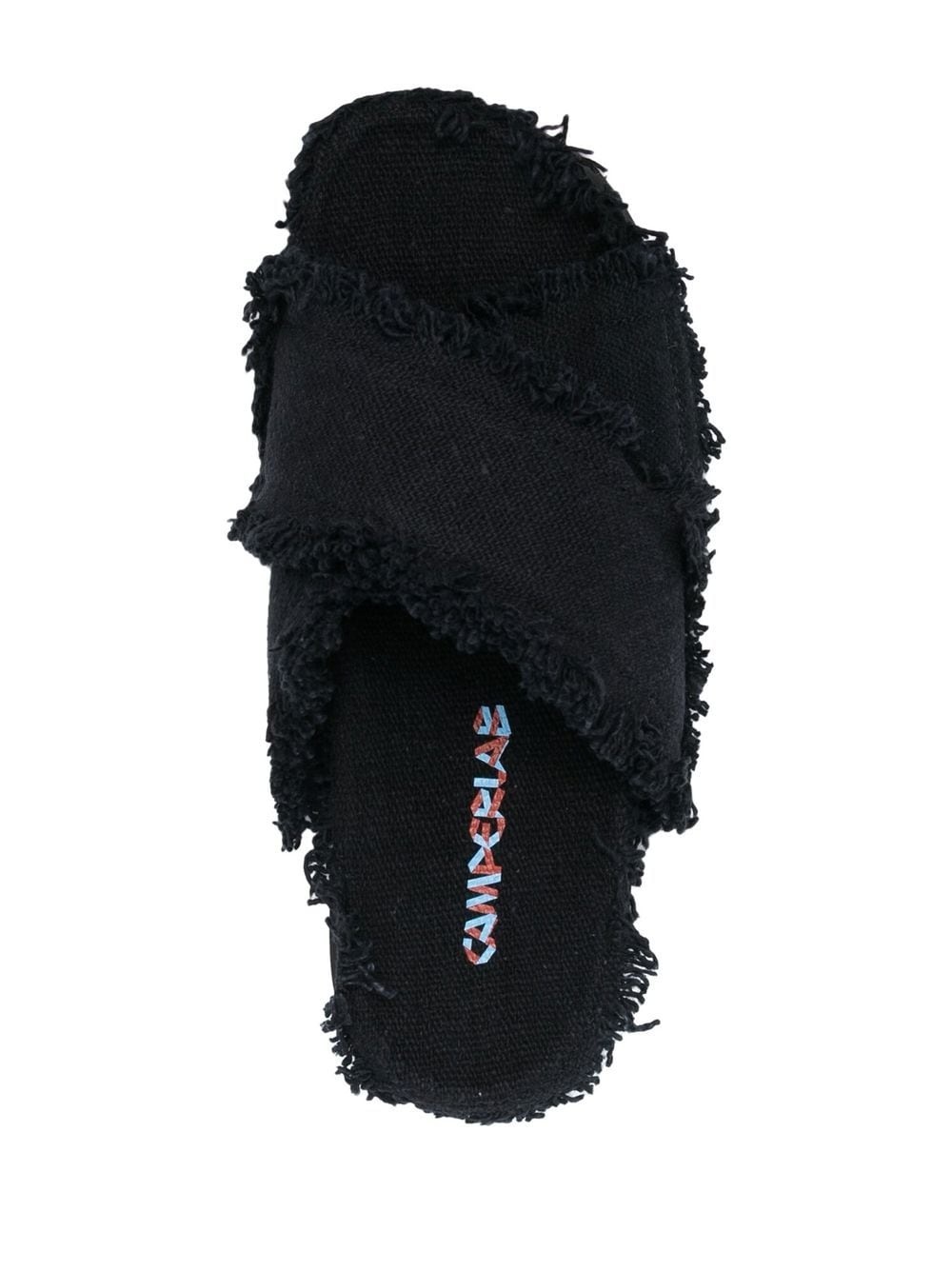 frayed-strap sandals - 4