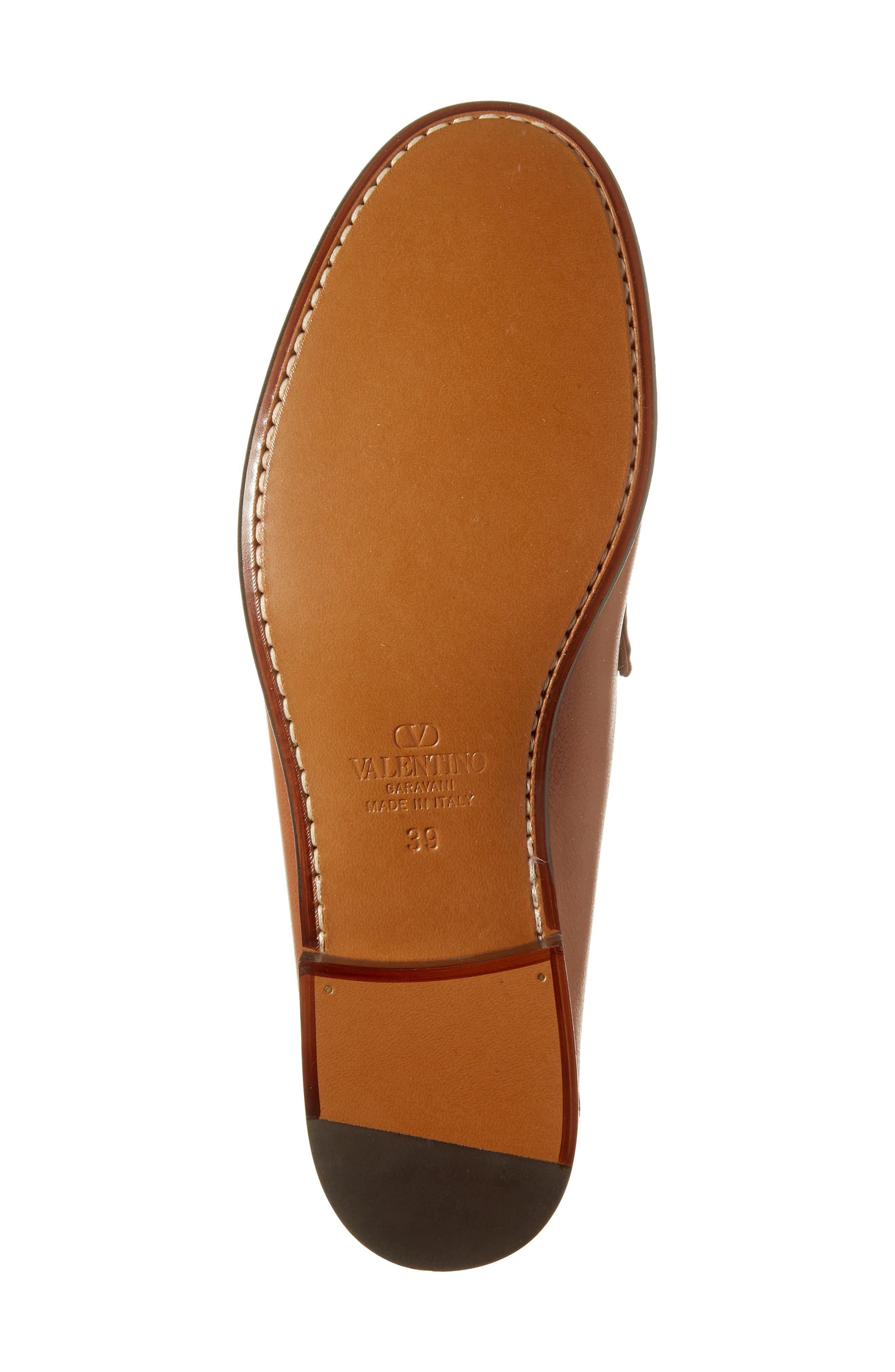 Valentino Garavani VLOGO Signature Loafer in N58 Tobacco at Nordstrom - 6