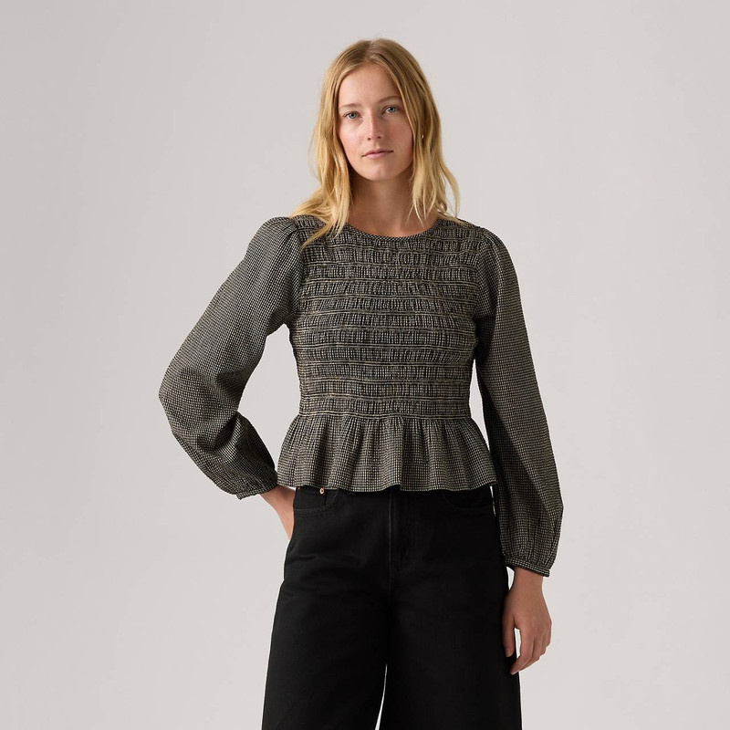 FLEUR SMOCKED TOP 2