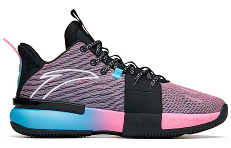 ANTA Shock 3 High 'Black Pink Blue' 112131605S-1 - 2