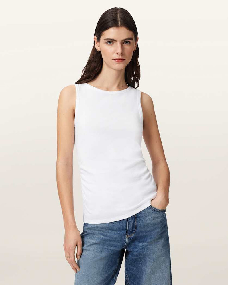 ALLSAINTS KATARINA BOAT NECK SLIM FIT TANK TOP outlook