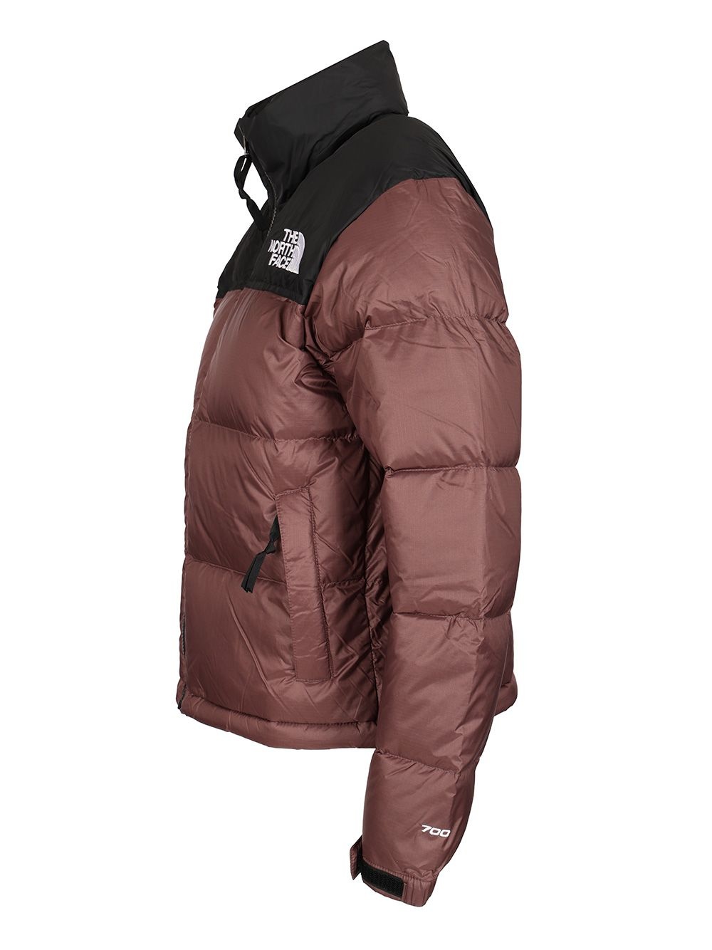 1996 Retro Nuptse Jacket Khumbu Climbing School White Dune Nylon Coats Brown - 3