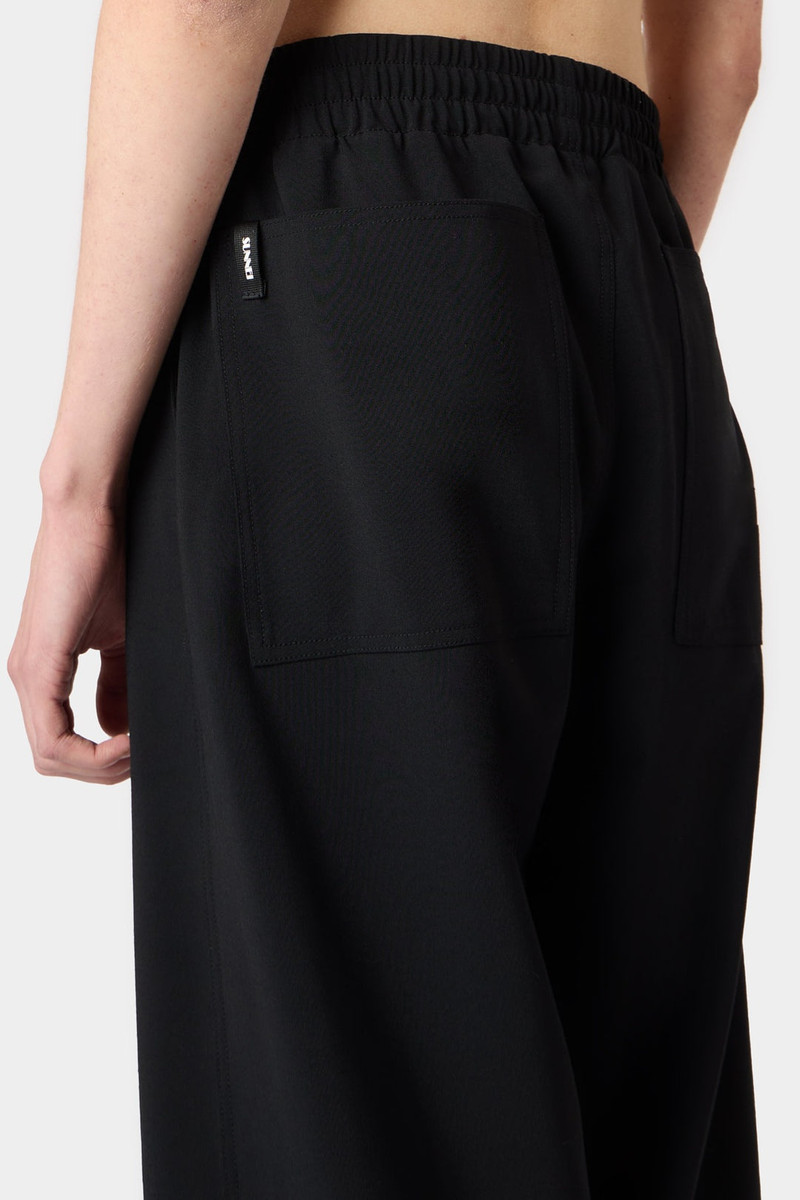 ELASTIC PANTS / black 7