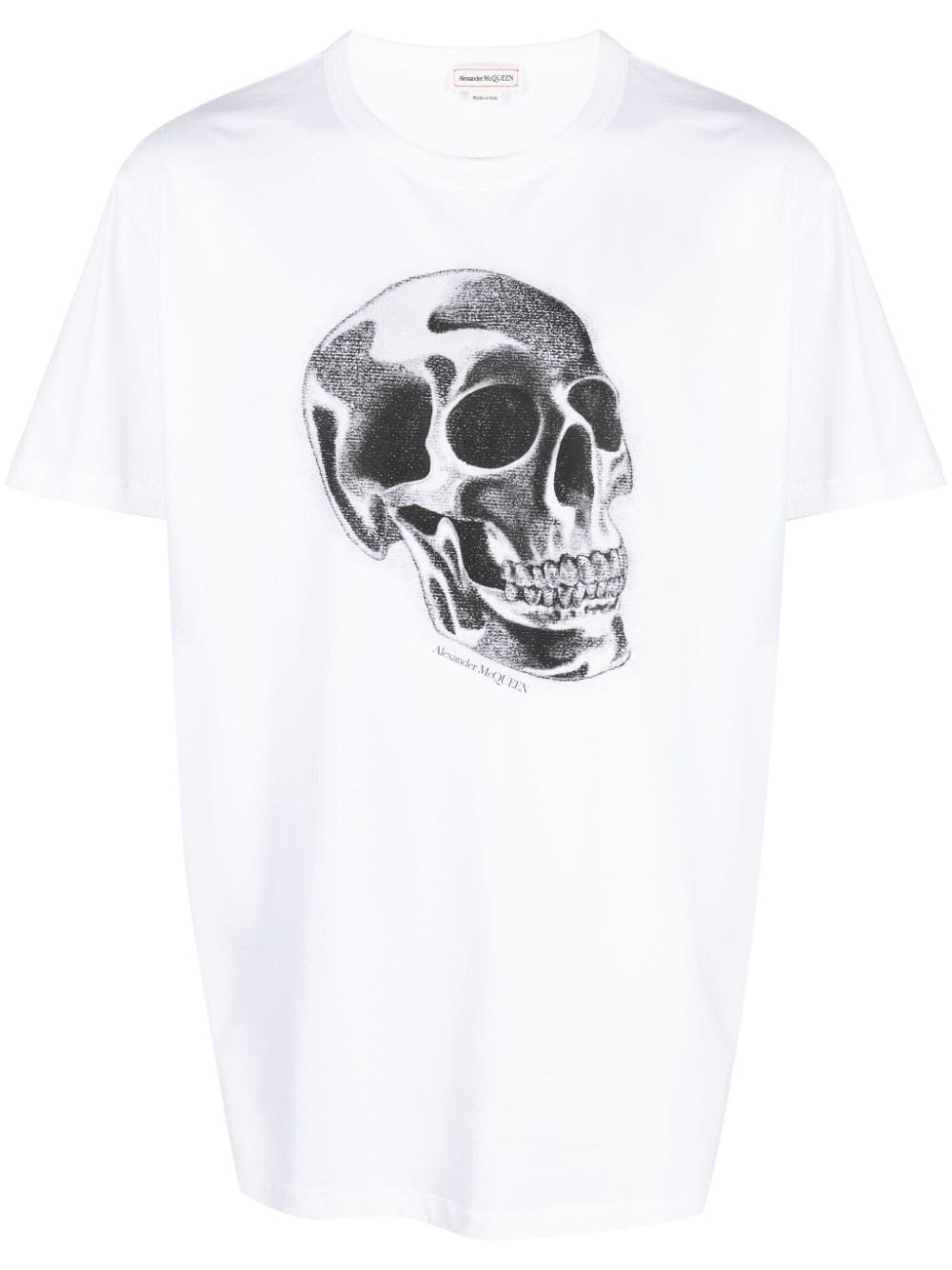skull-print T-shirt - 1