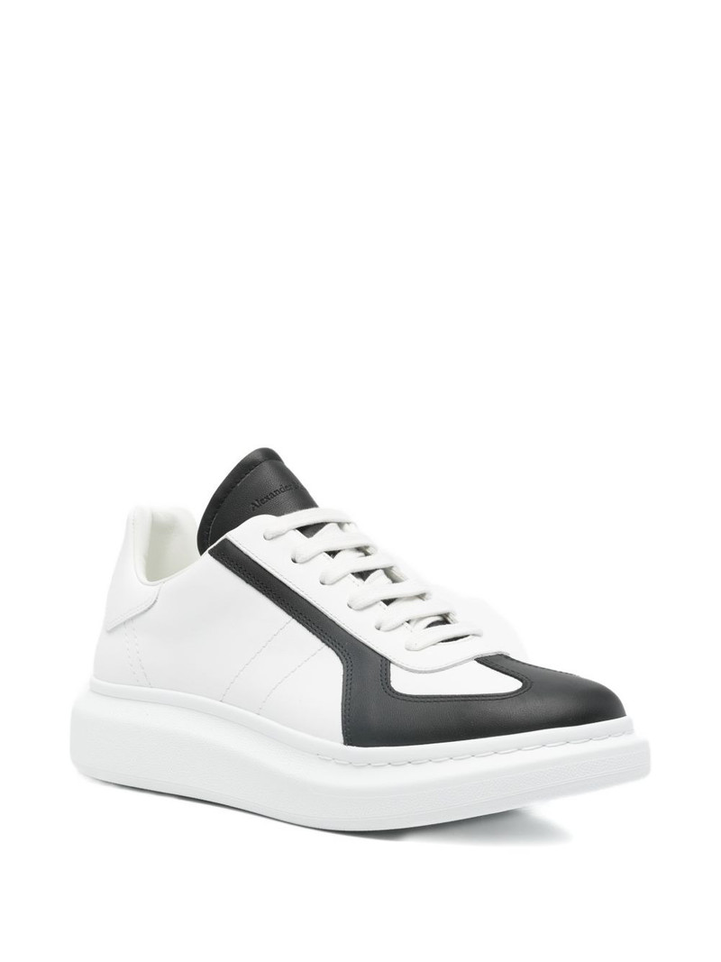 Alexander McQueen Oversized lace-up low-top sneakers outlook
