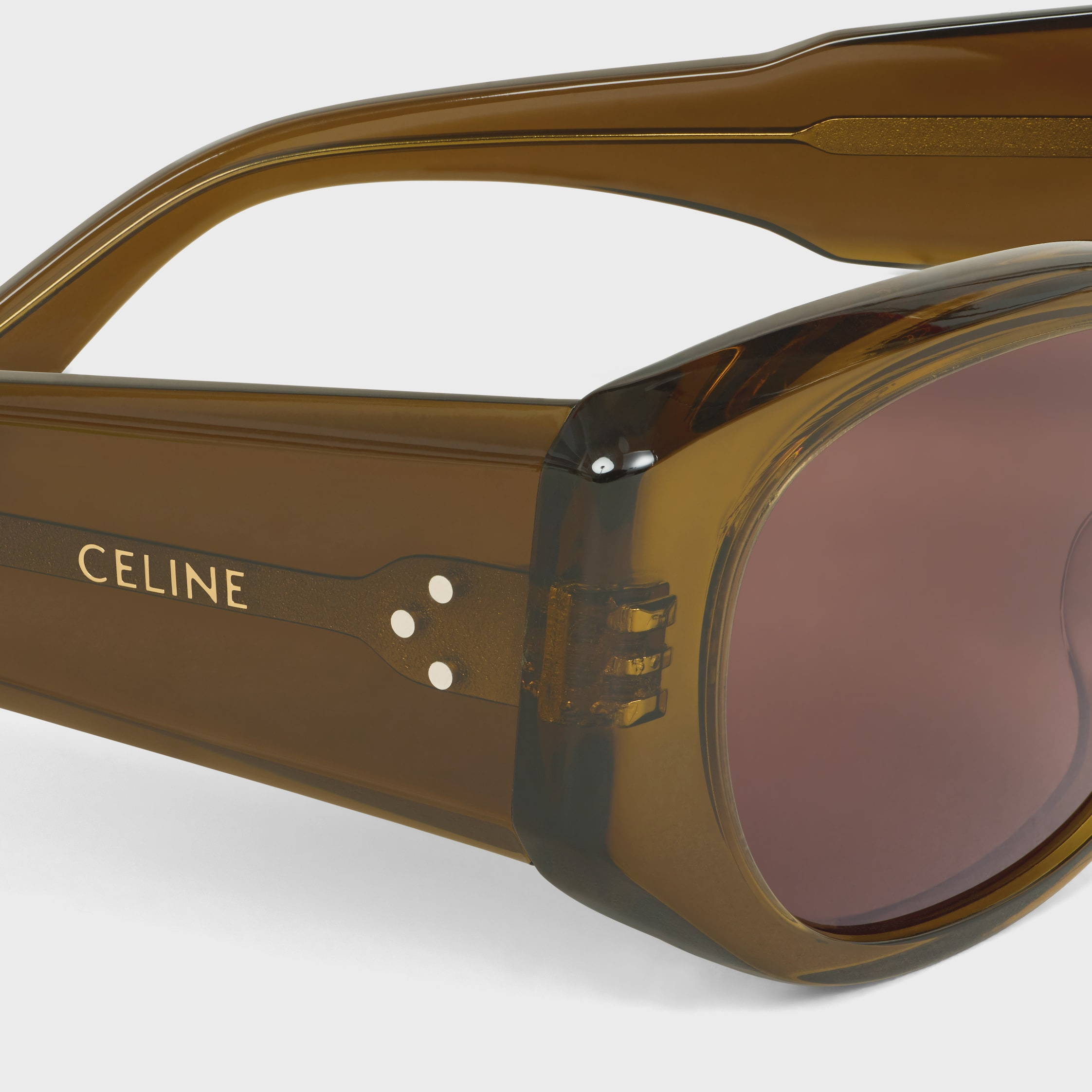 Rectangular S329 sunglasses in Acetate - 5