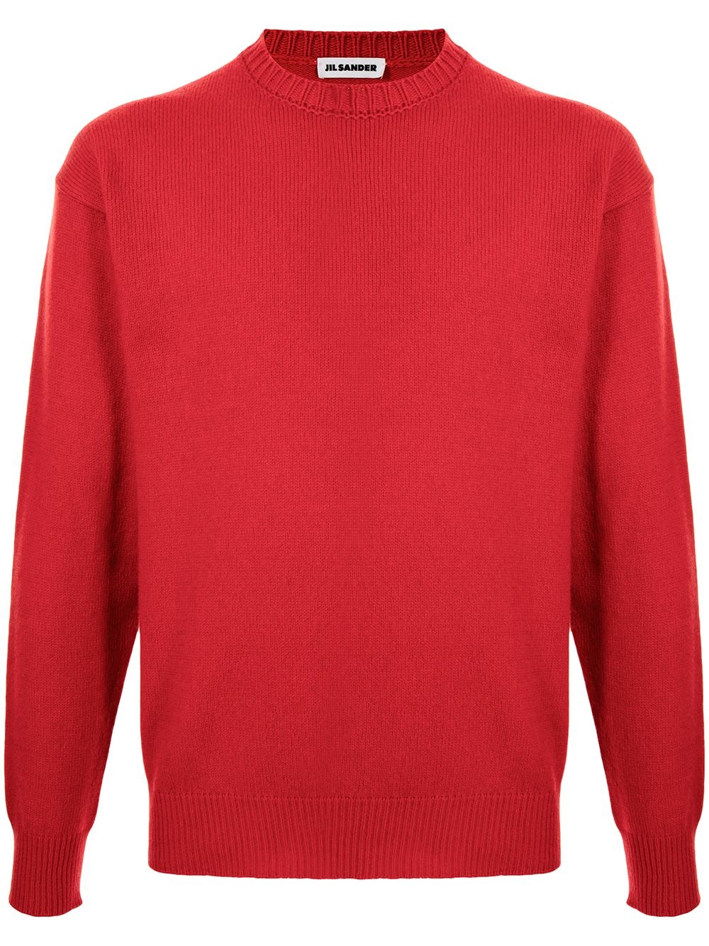 crew-neck rib-trimmed jumper - 1