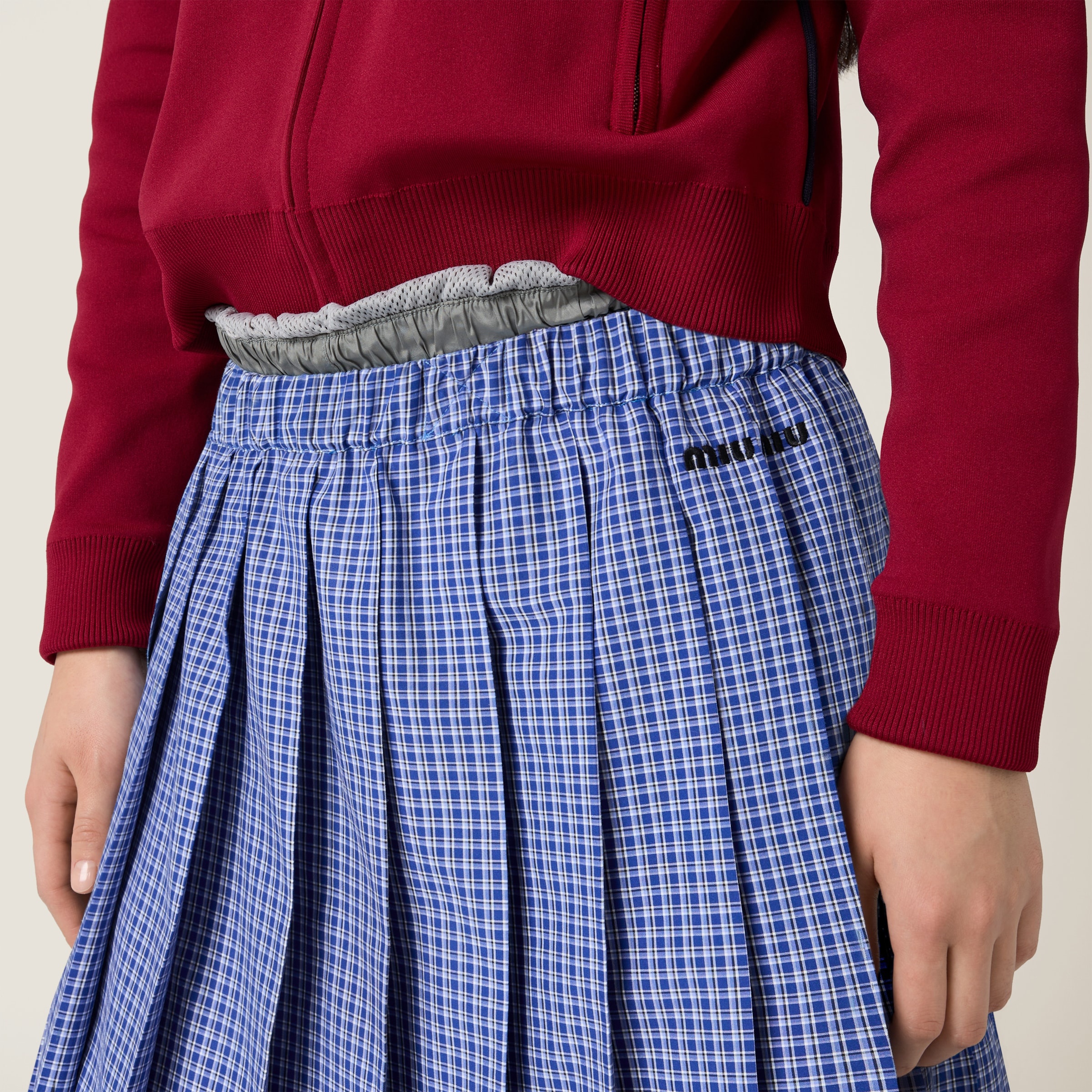 Checked skirt - 5