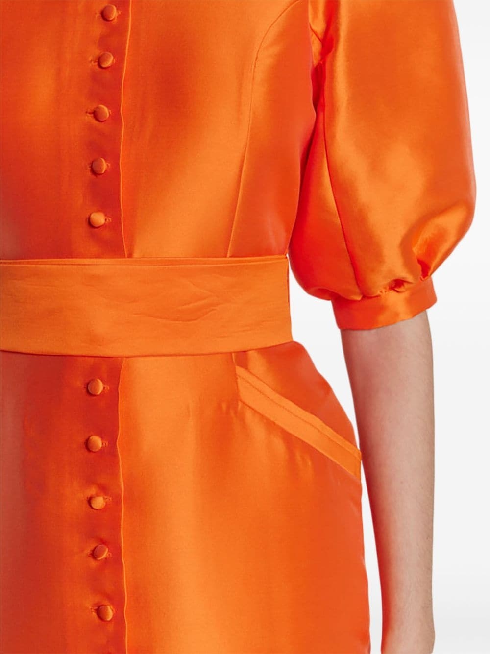 Amoako satin midi dress - 6