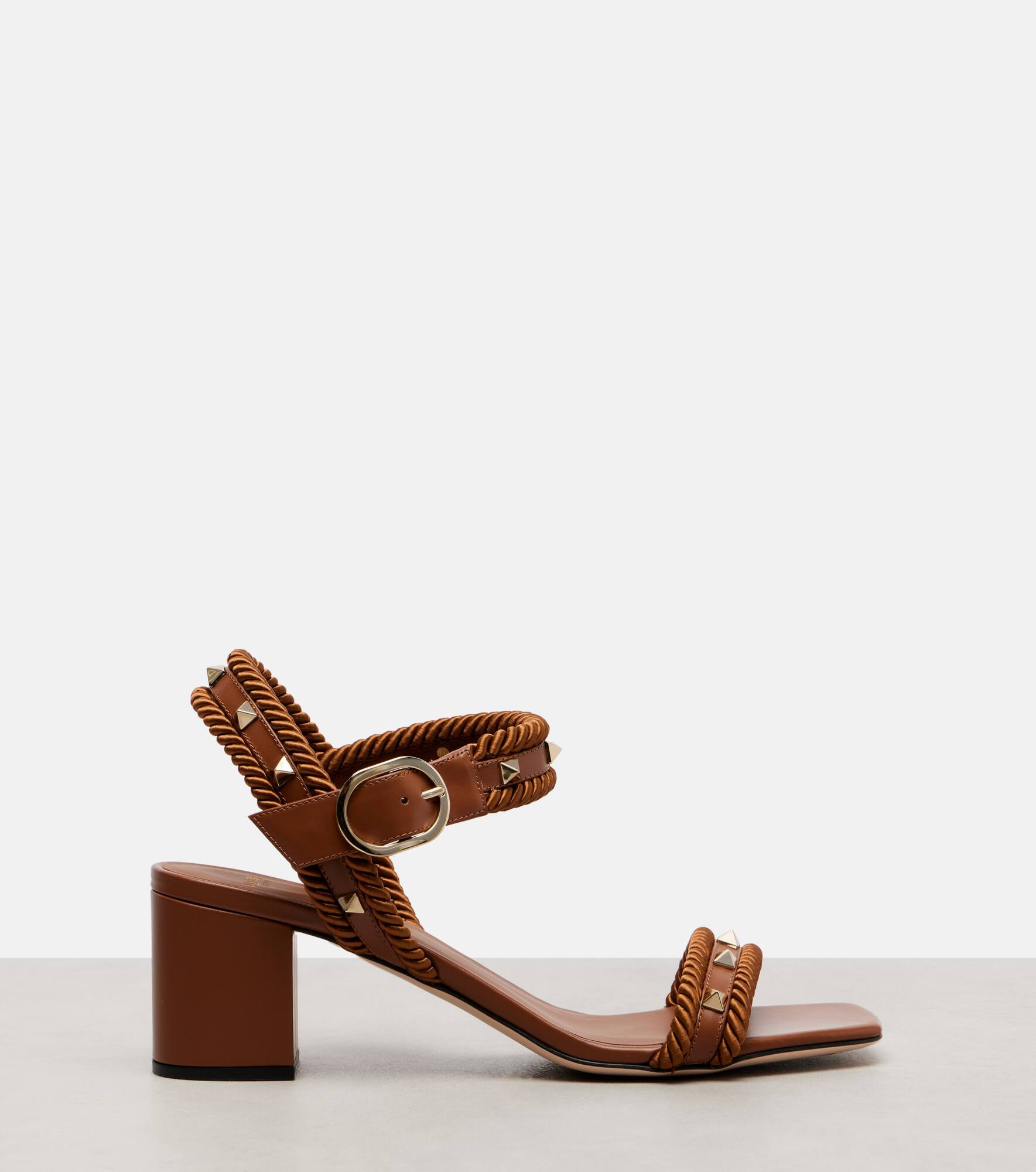 Rockstud Torchon 60 leather sandals - 4