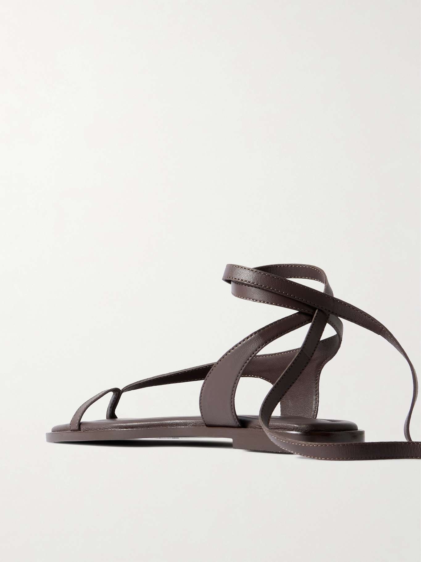 Heidi leather sandals Brown - 3