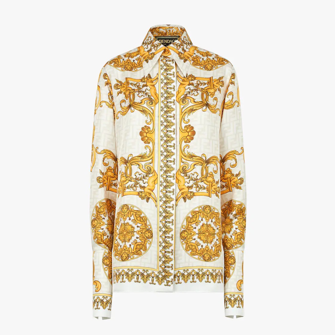 Fendace multicolor silk shirt - 1