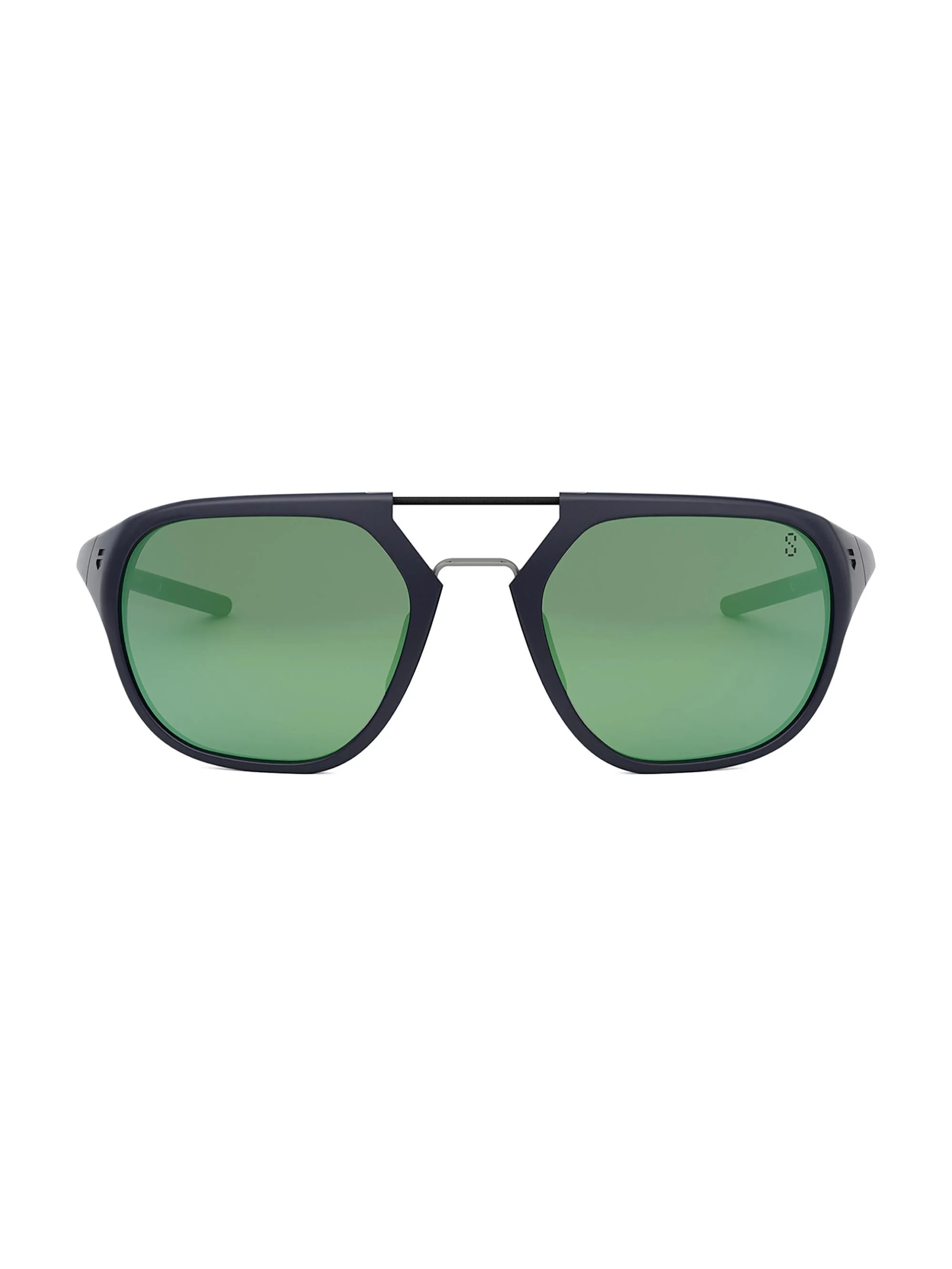 Men's Line 53MM Pilot Sunglasses - Blue Green Mirror - 1