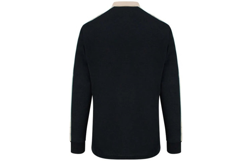 GUCCI Gucci SS20 Side Sleeve Logo Striped Ribbon Long Sleeve Polo Shirt For Men Black 598955-XJB0Q-1082 outlook